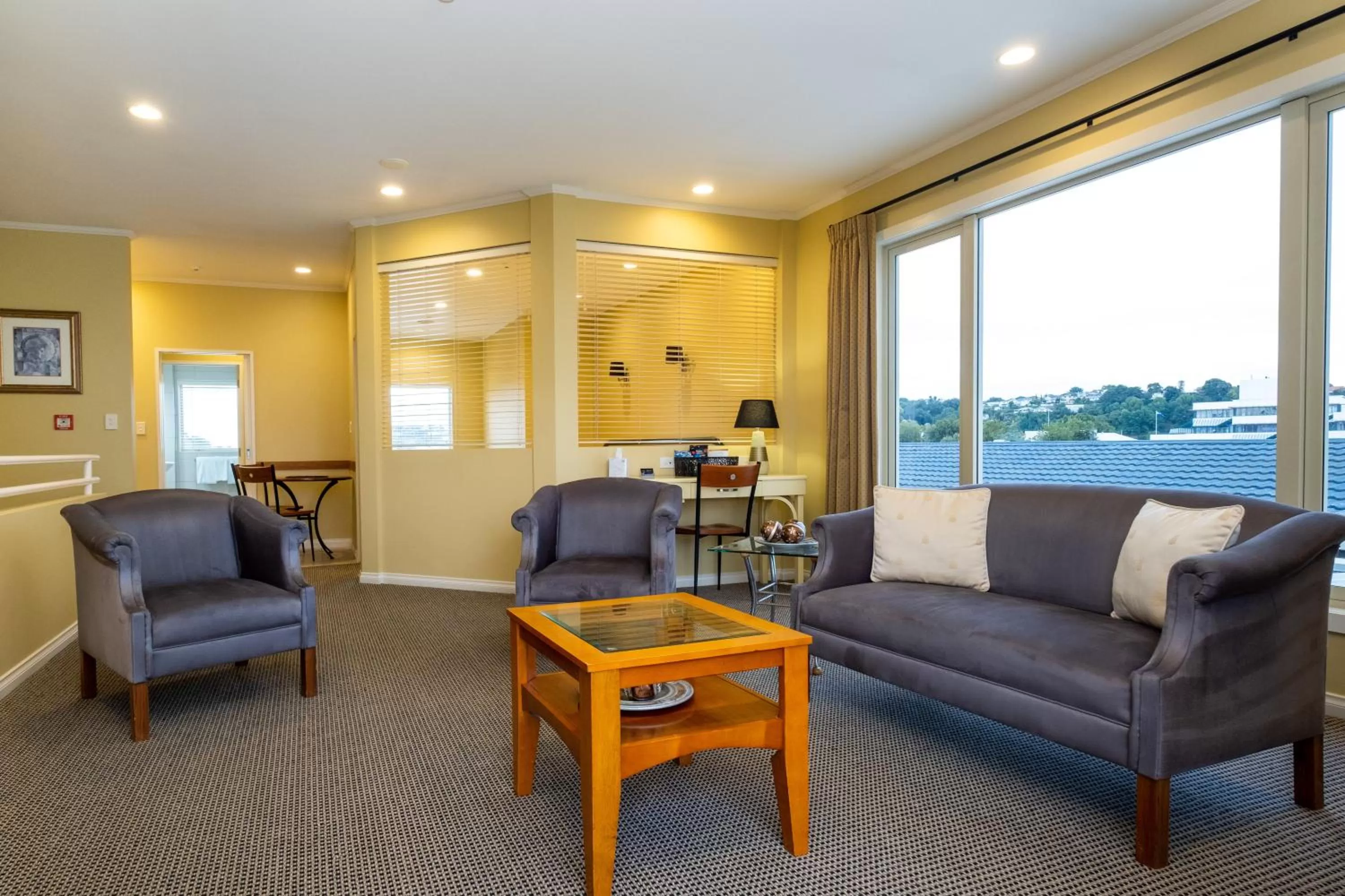 Living room in Motel de la Mer