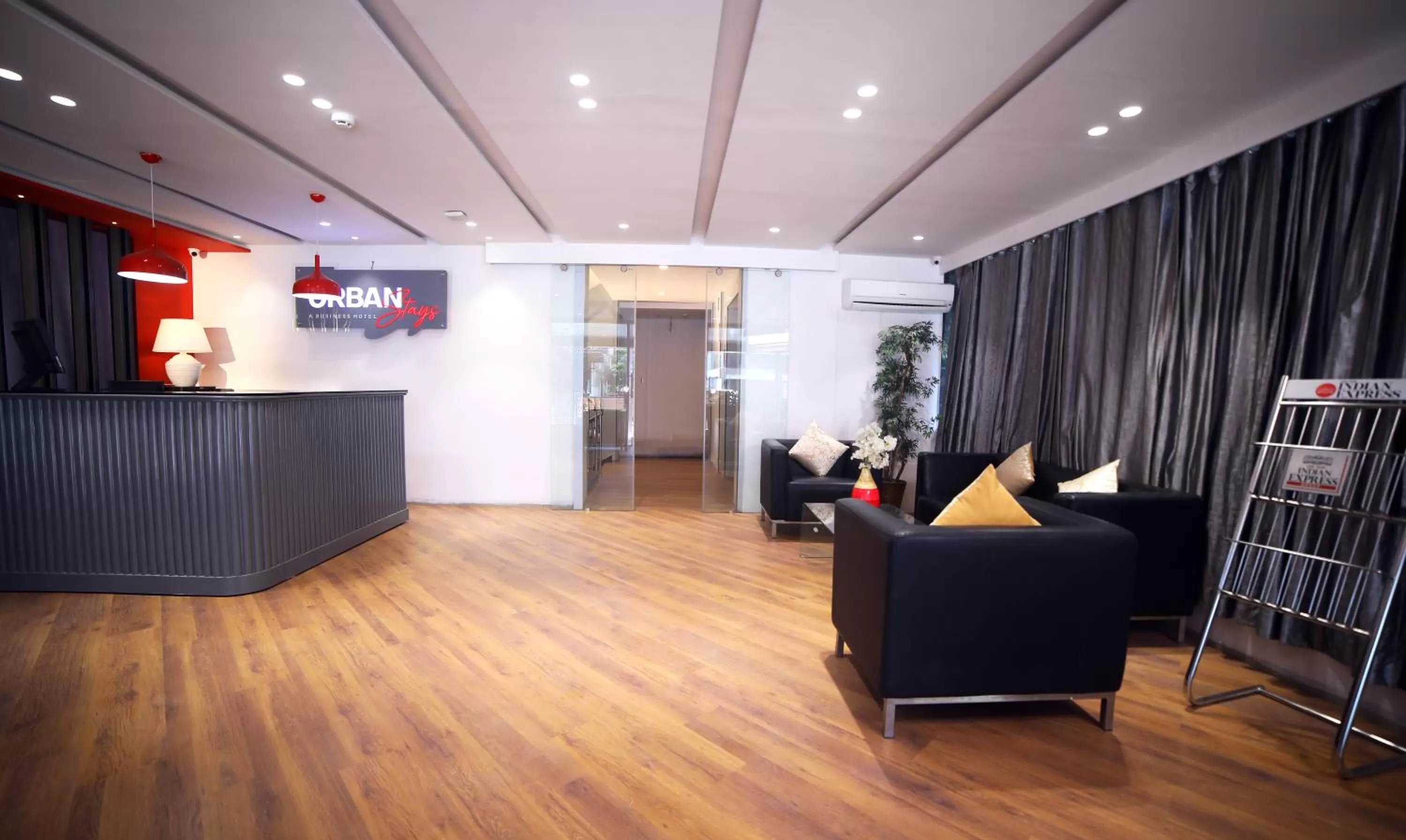 Seating area in The Urban Stays