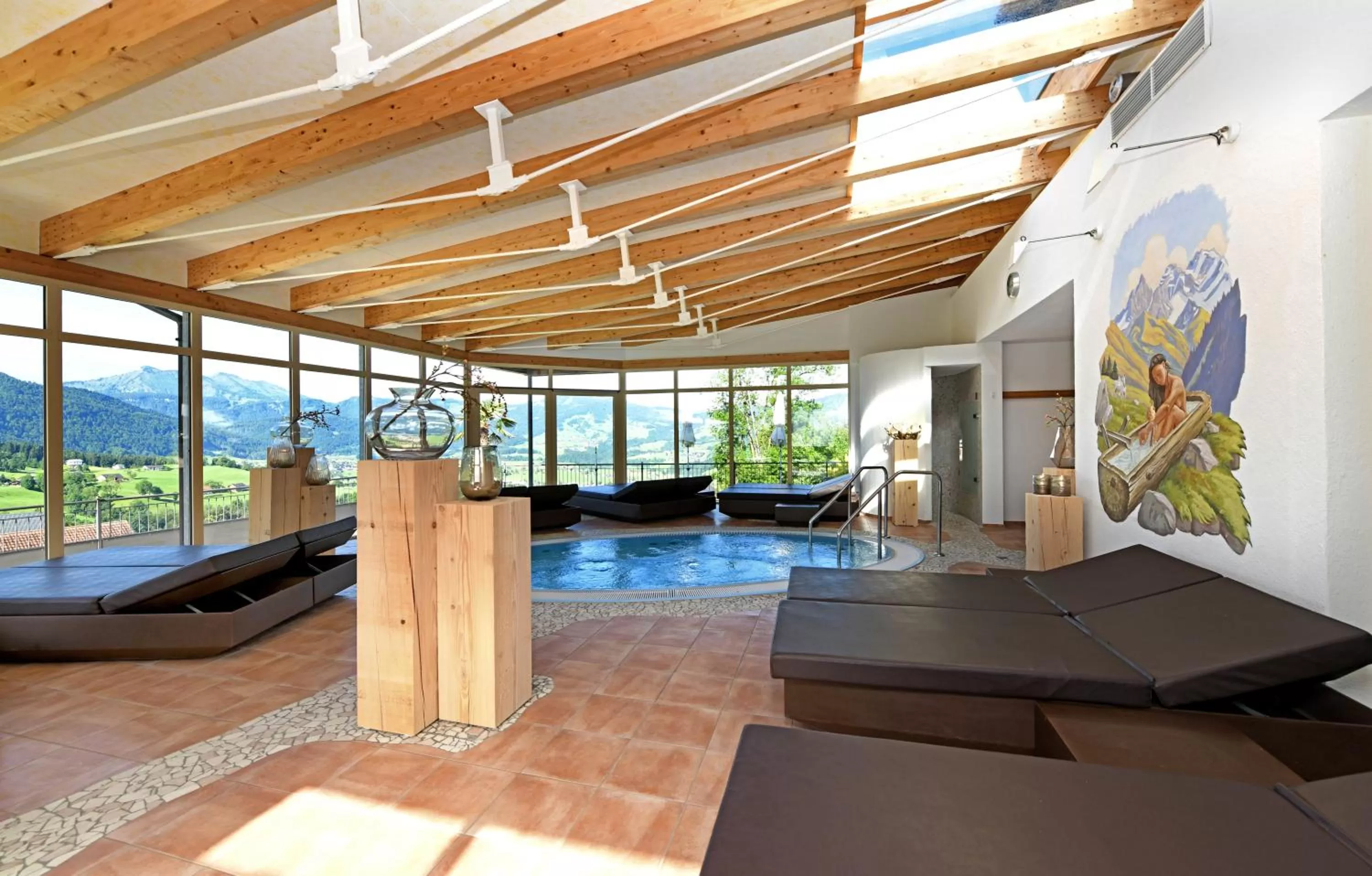 Hot Tub, Swimming Pool in St Hubertus BnB