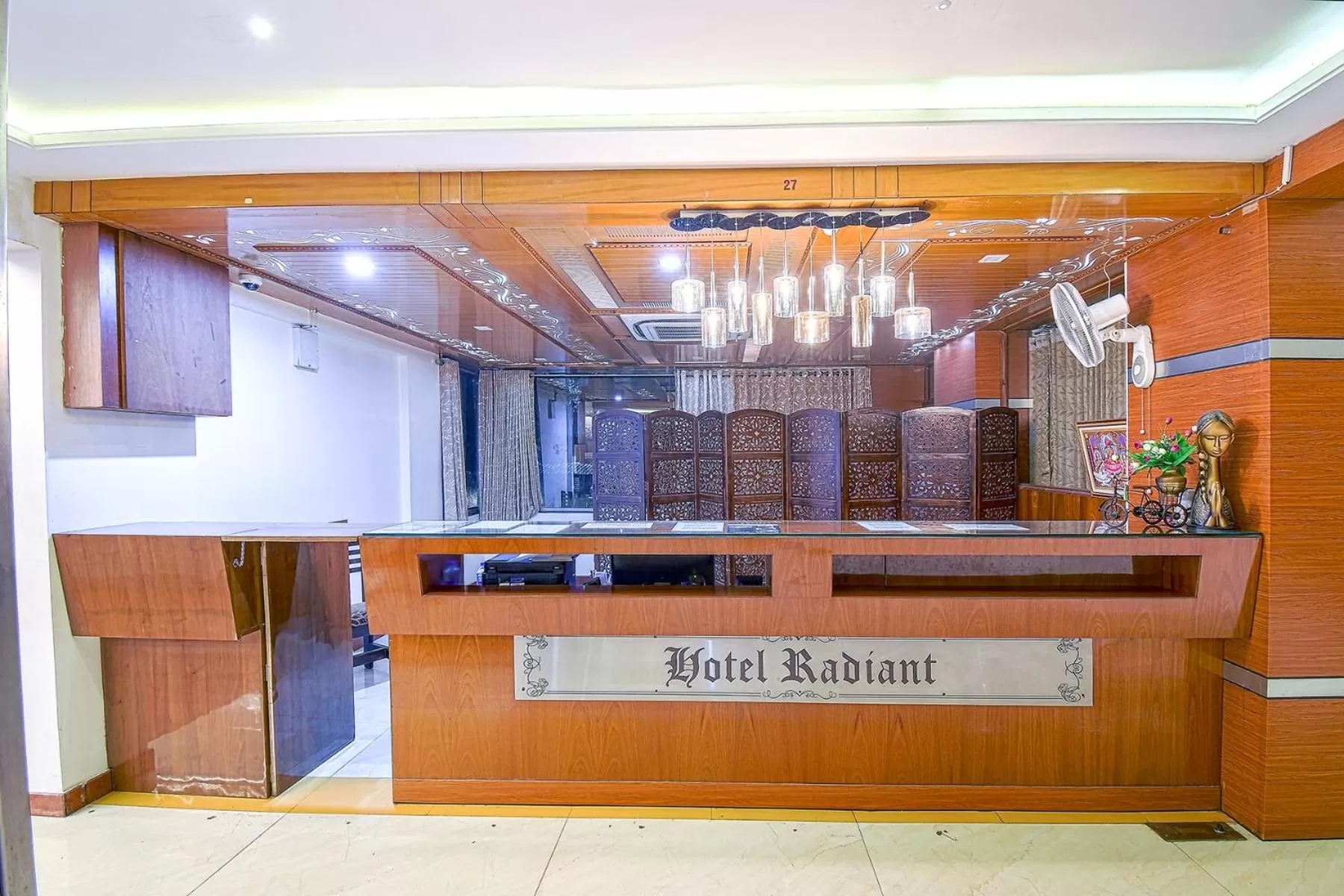 Lobby or reception in Hotel Radiant Kolhapur
