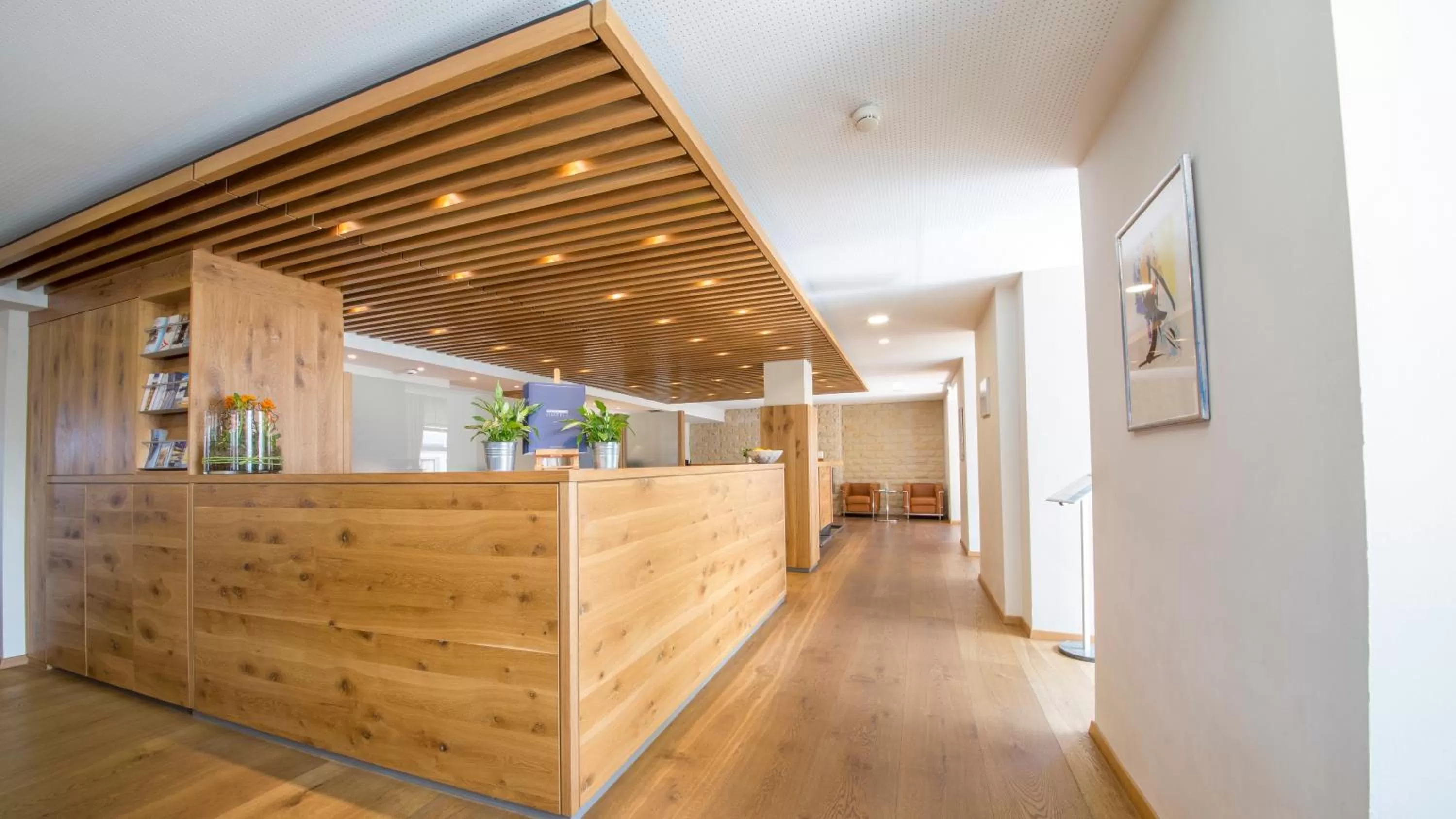 Lobby or reception in Michels Strandhotel Germania