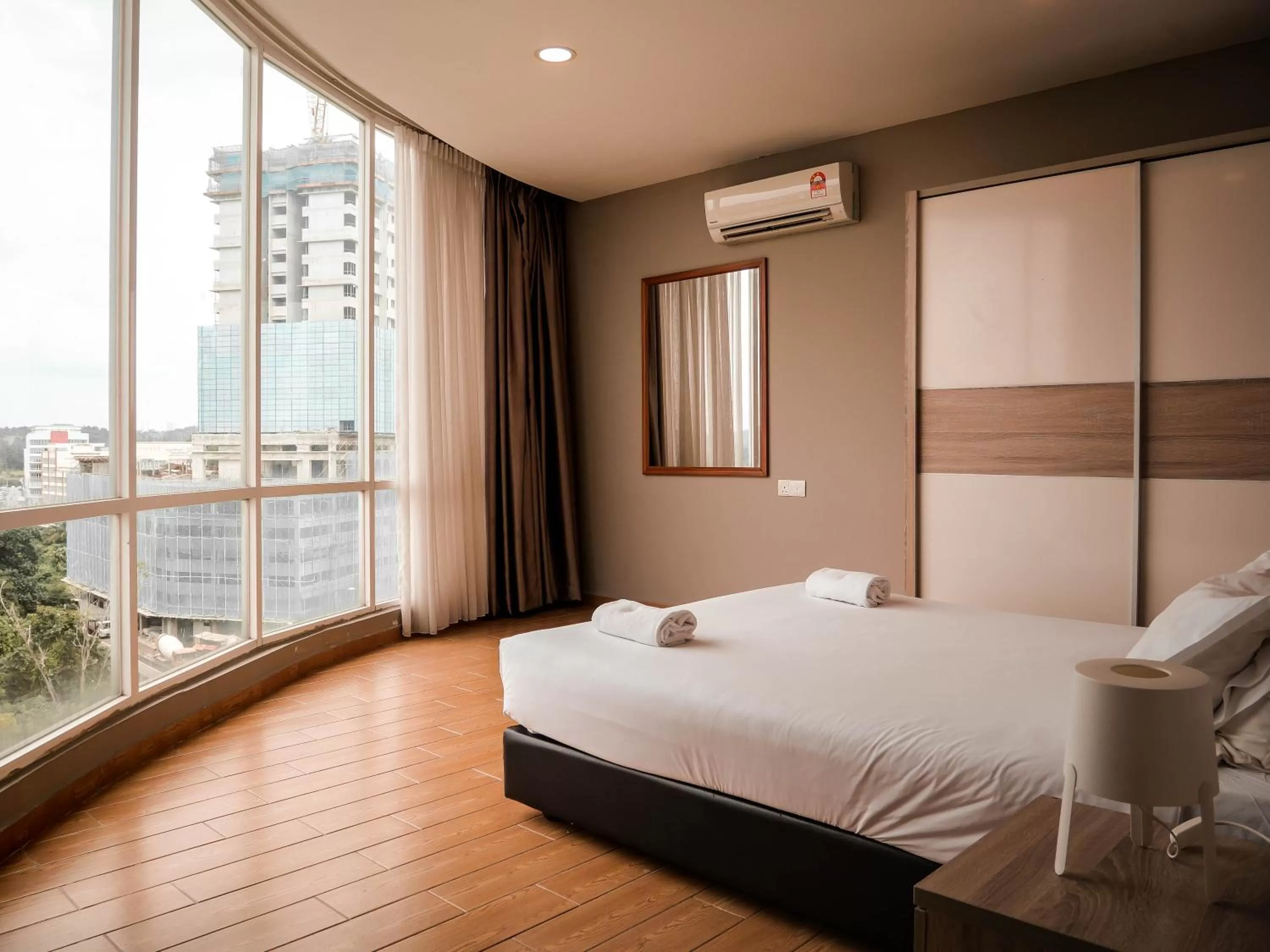 Bed in Bangi Perdana Hotel