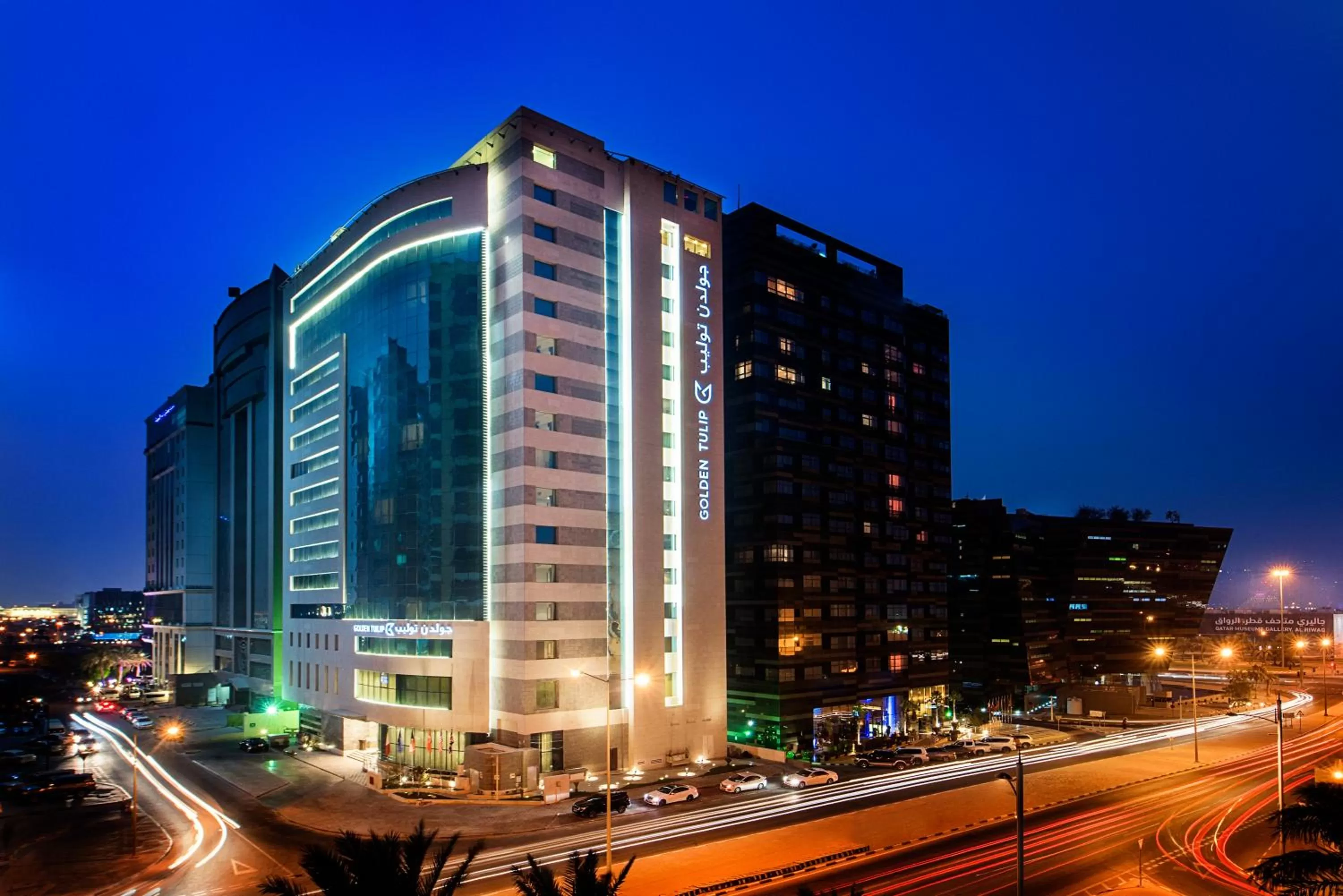 Property building in Golden Tulip Doha Hotel