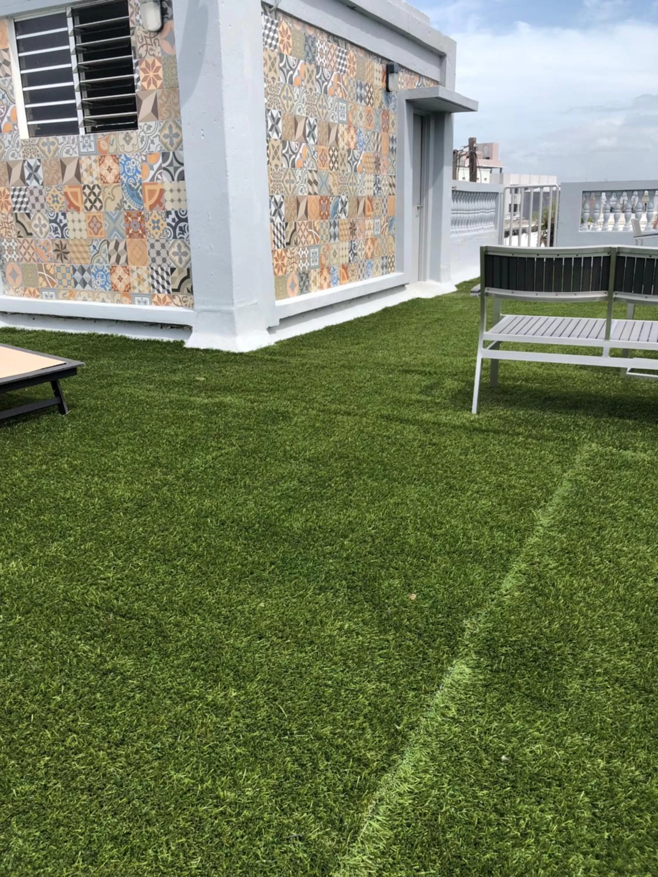 Balcony/Terrace, Garden in Navona Studios