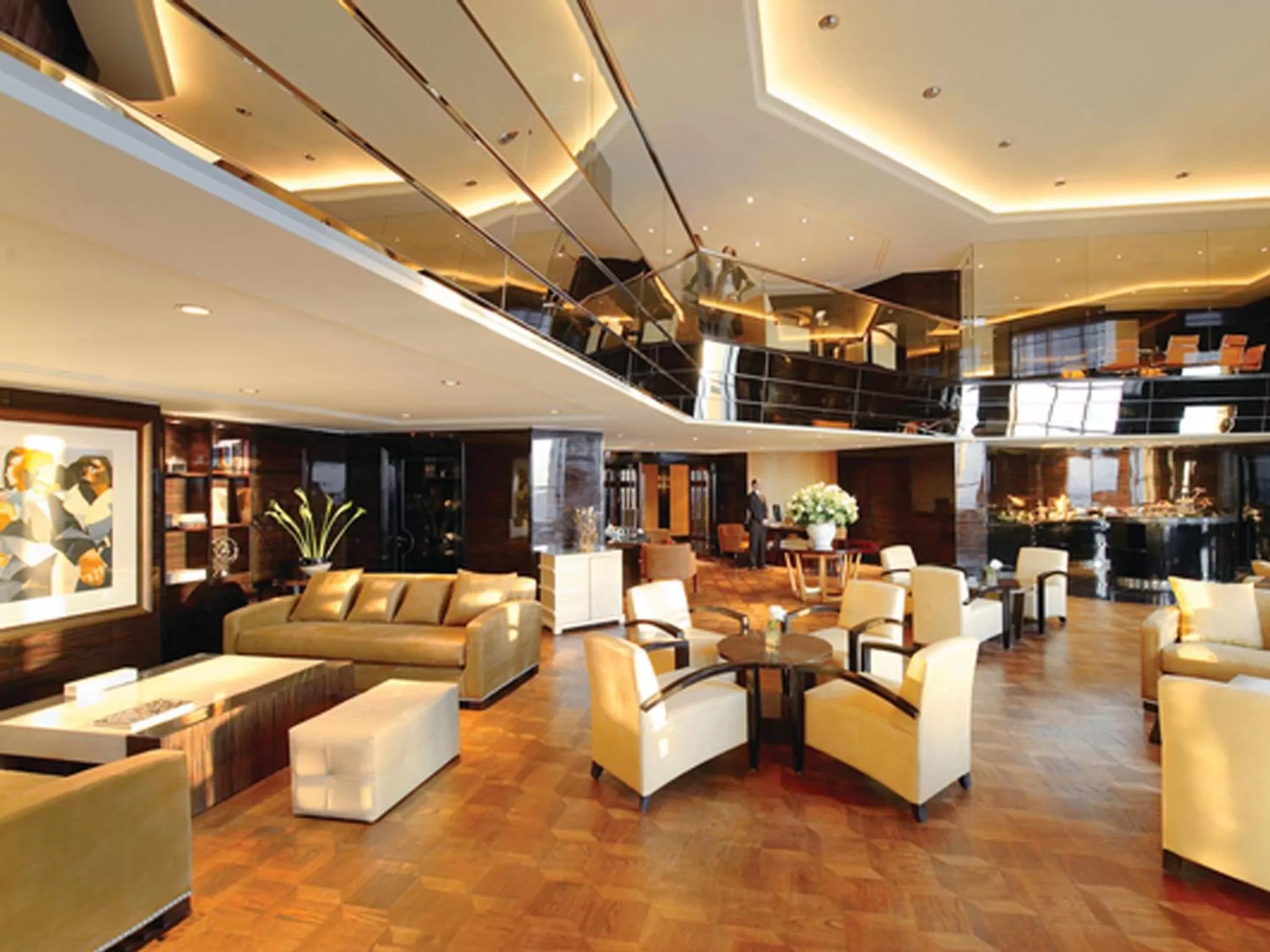 Lobby or reception in Fairmont Nile City