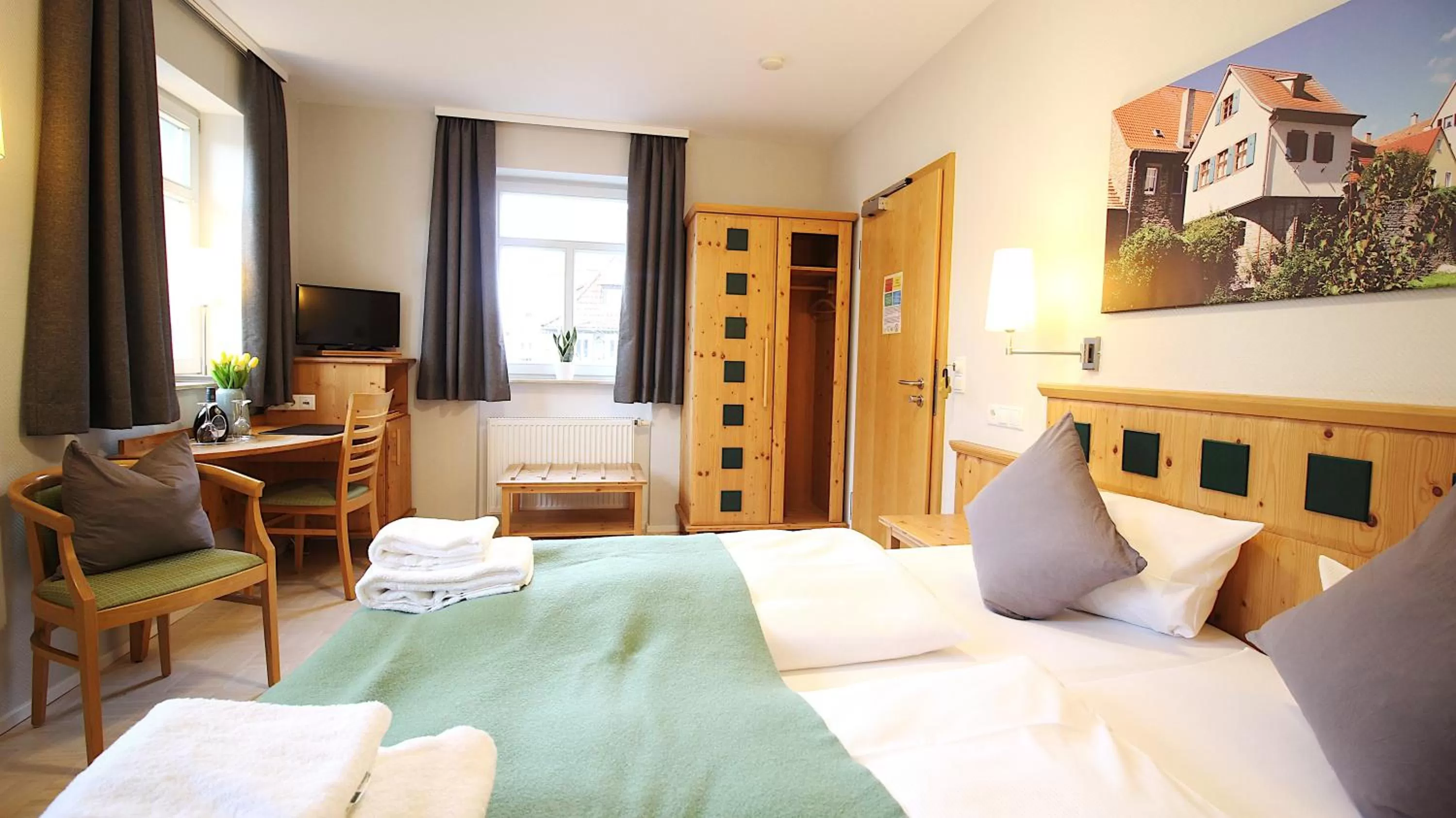 TV and multimedia, Bed in Aparthotel Alte Schmiede Dettelbach