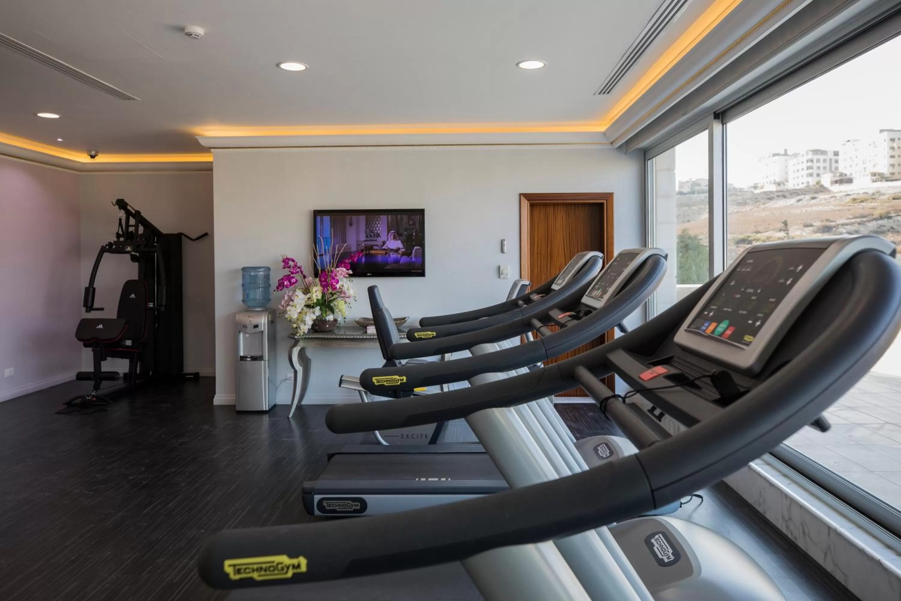 Fitness centre/facilities in Amman International Hotel