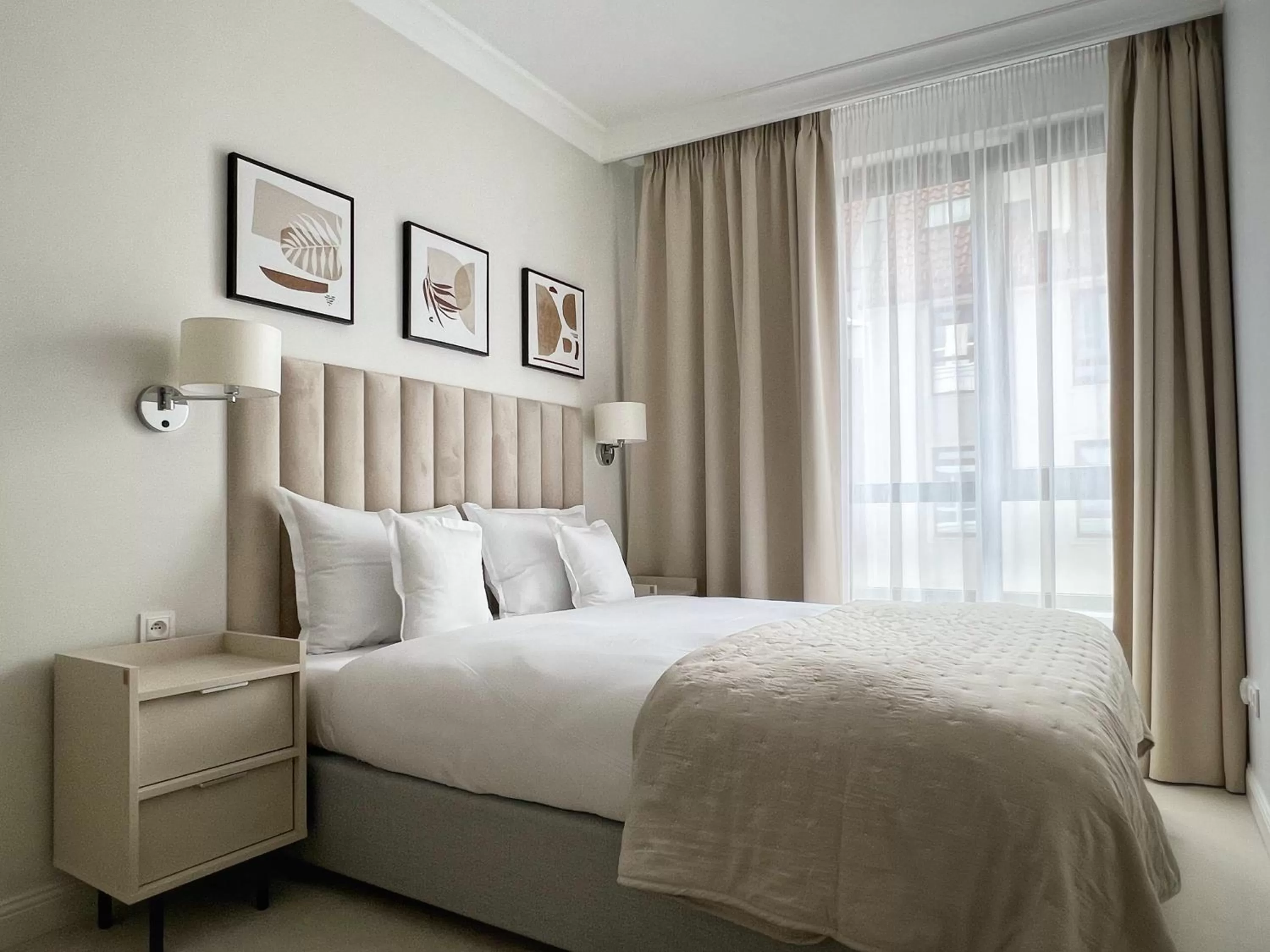 Bed in Kurkowa Apartments