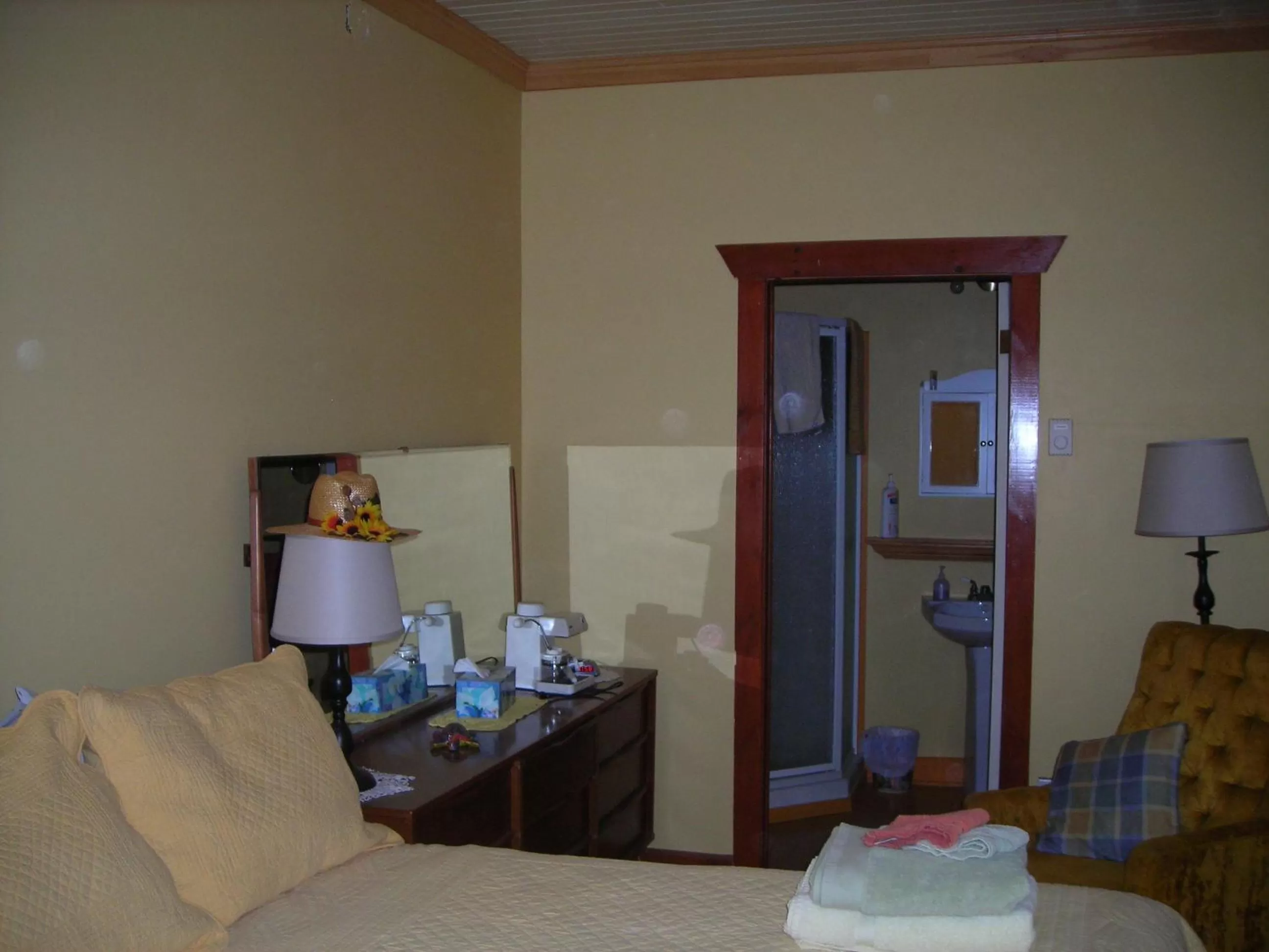 Bed in Gîte des Hauteurs et Café de la place