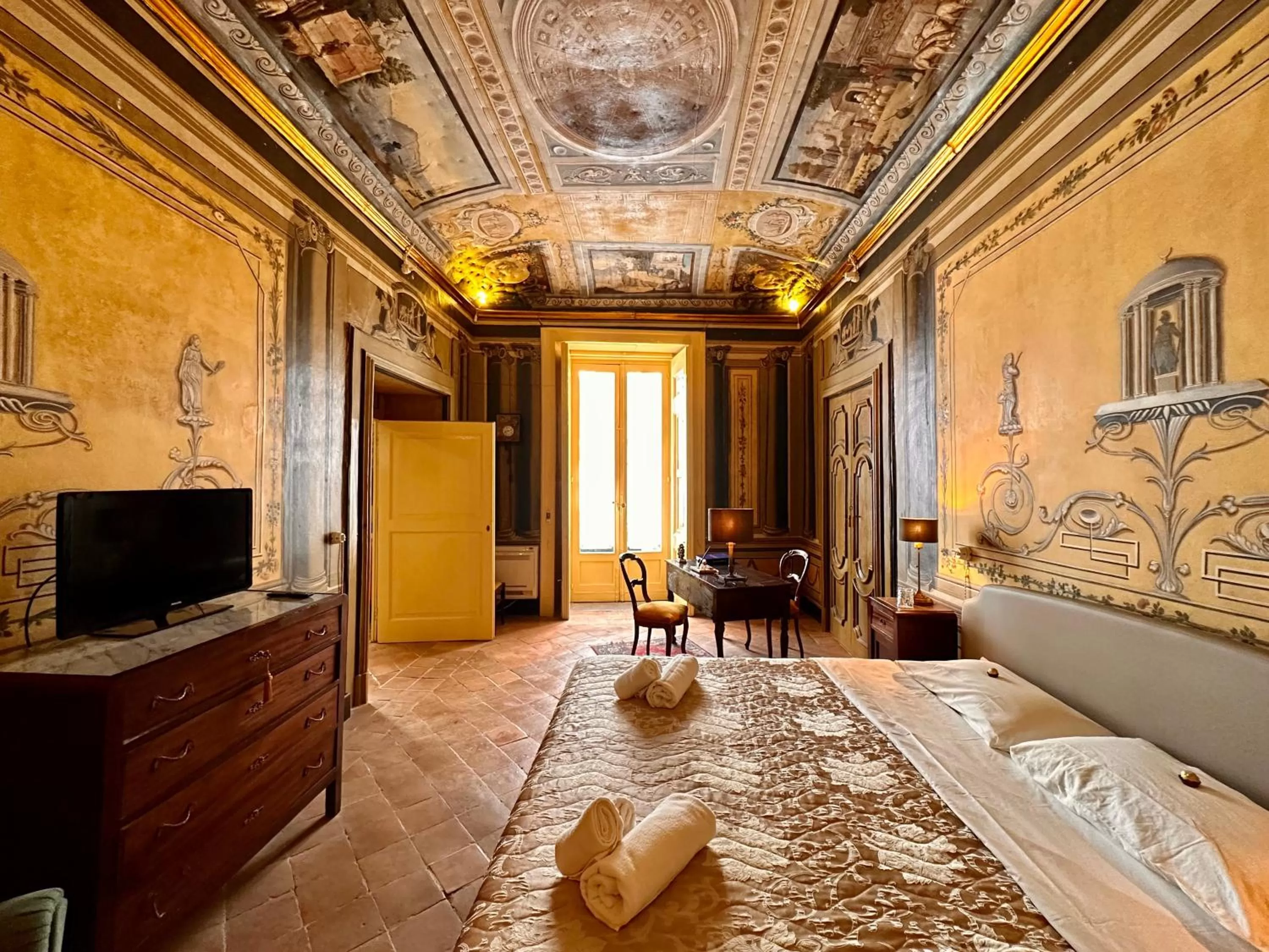 Bedroom in Casa Santangelo Suites