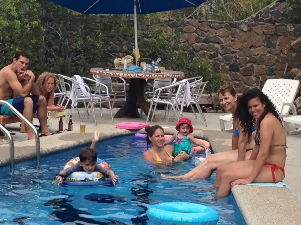 Family, Swimming Pool in La Fortaleza De Haro