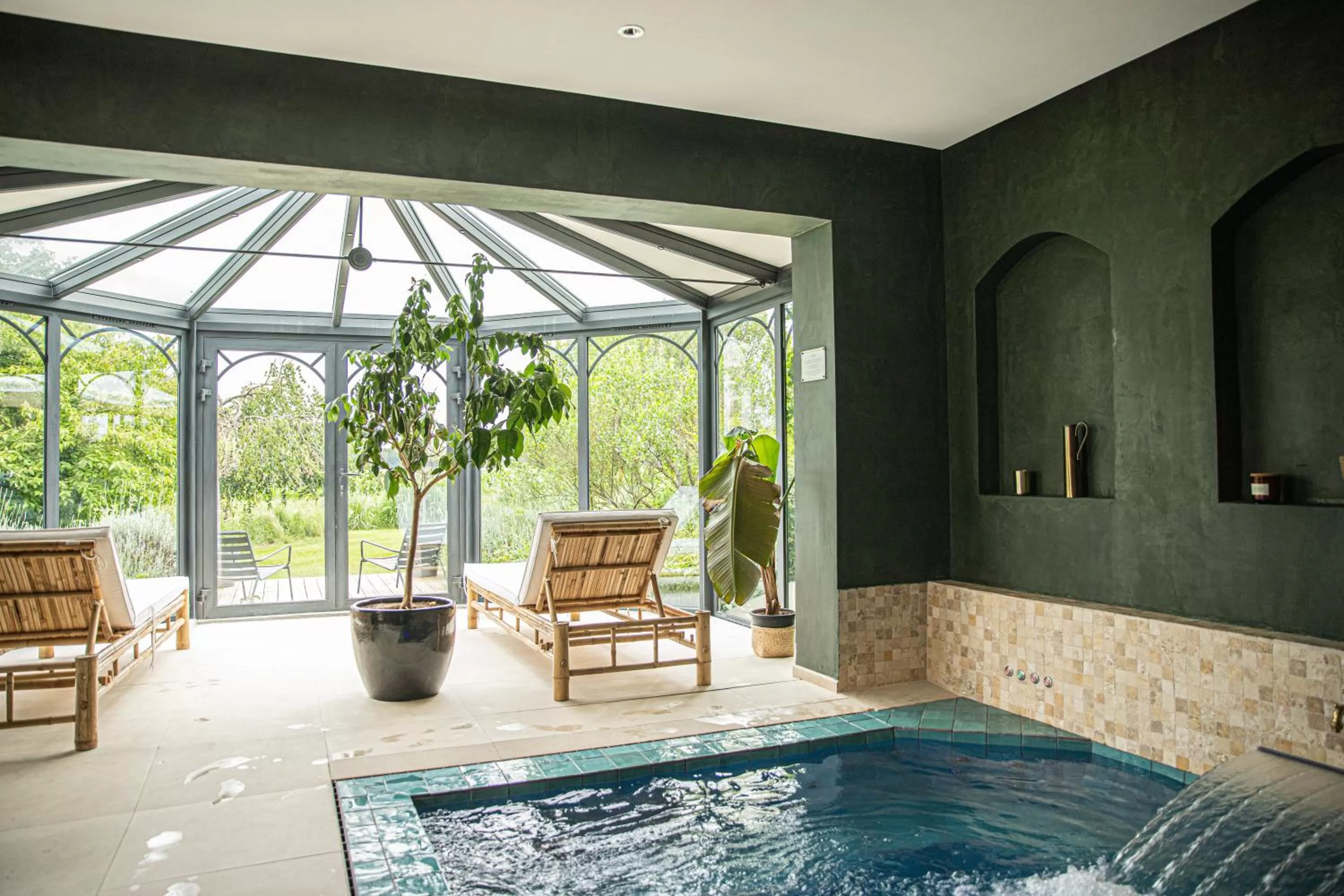 Spa and wellness centre/facilities in Domaine de Bellevue - Restaurant & Spa