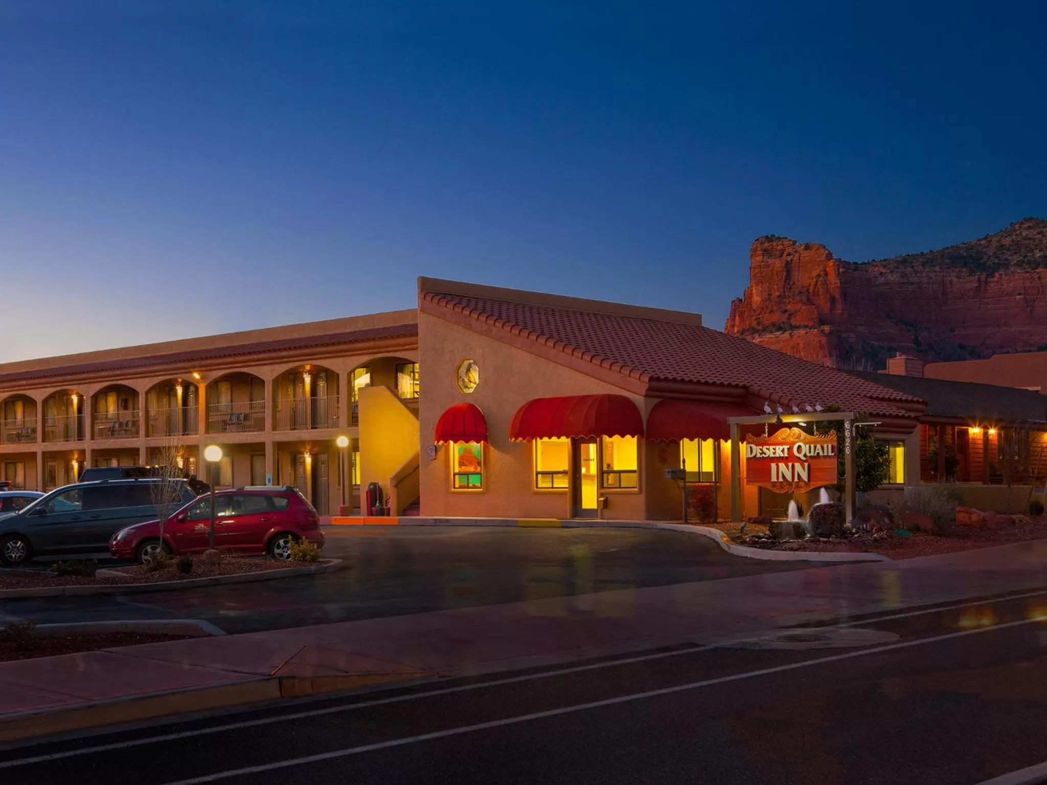 Facade/entrance in Desert Quail Inn Sedona at Bell Rock