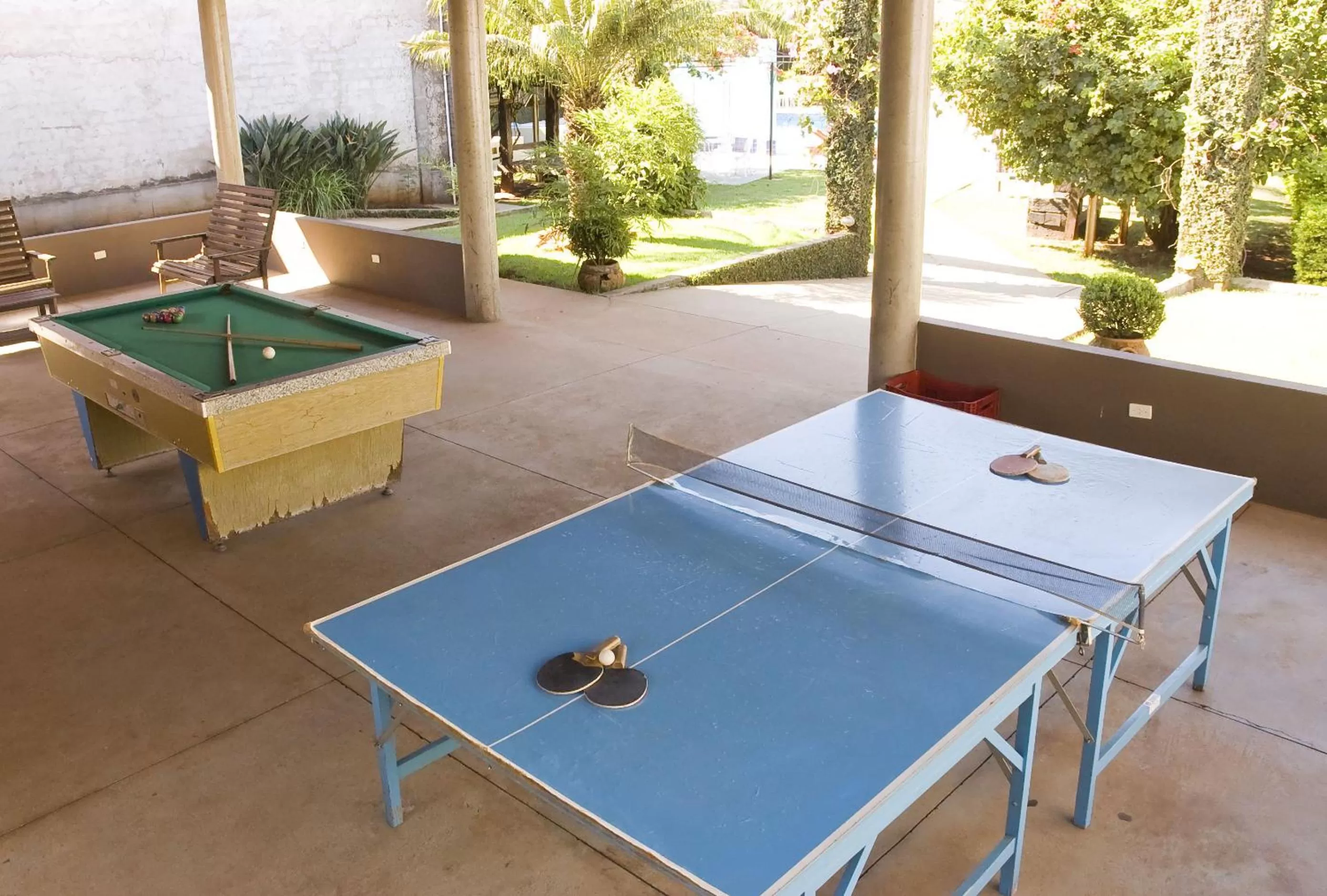 Game Room, Table Tennis in Hotel GAPH Maringa - Economico Mini Resort