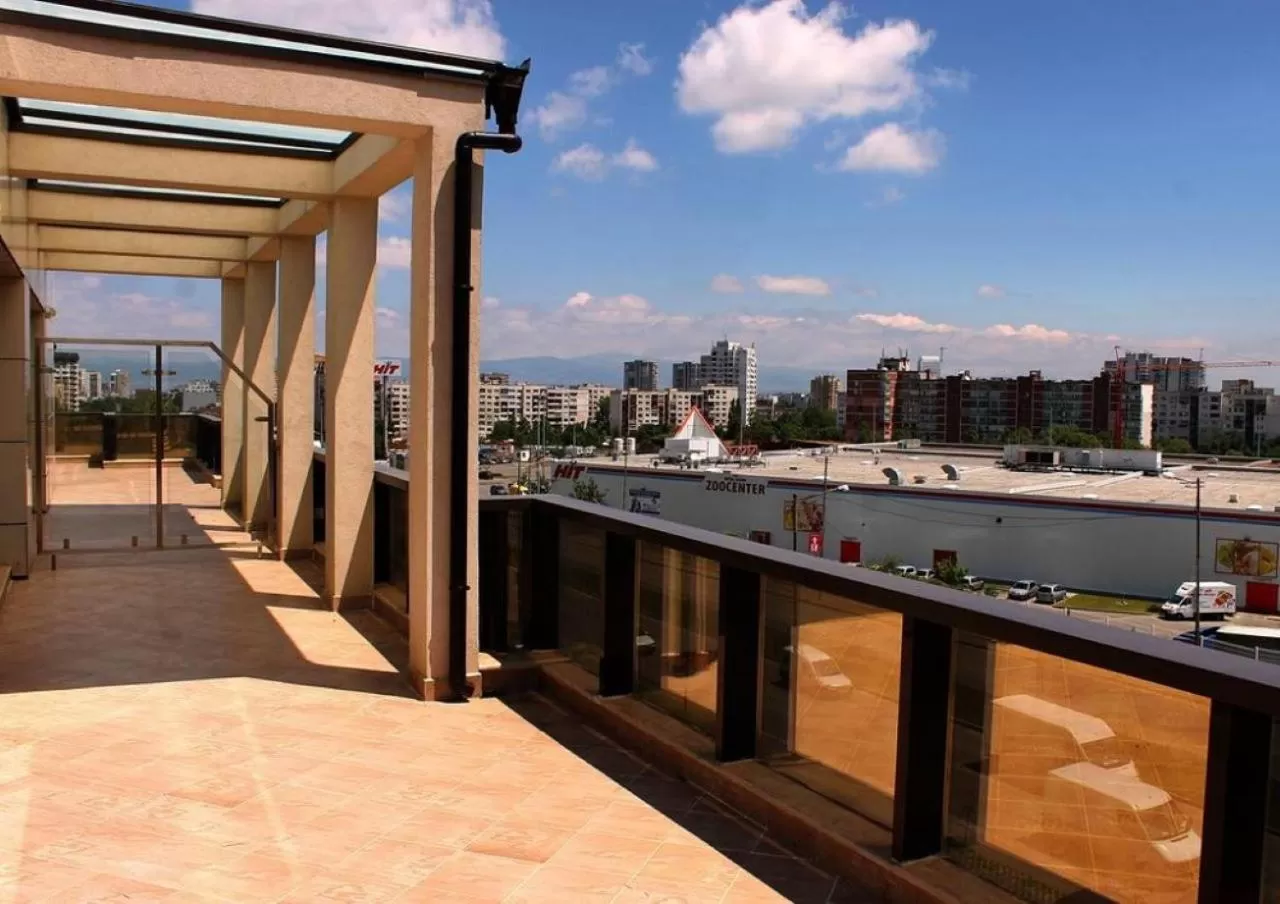 View (from property/room), Balcony/Terrace in Hotel Dream