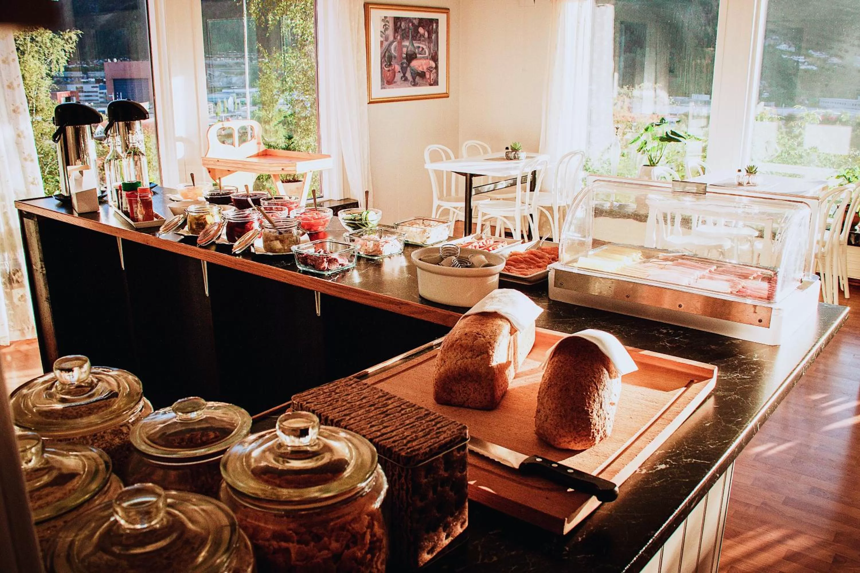 Buffet breakfast, Restaurant/Places to Eat in Førde Pensjonat