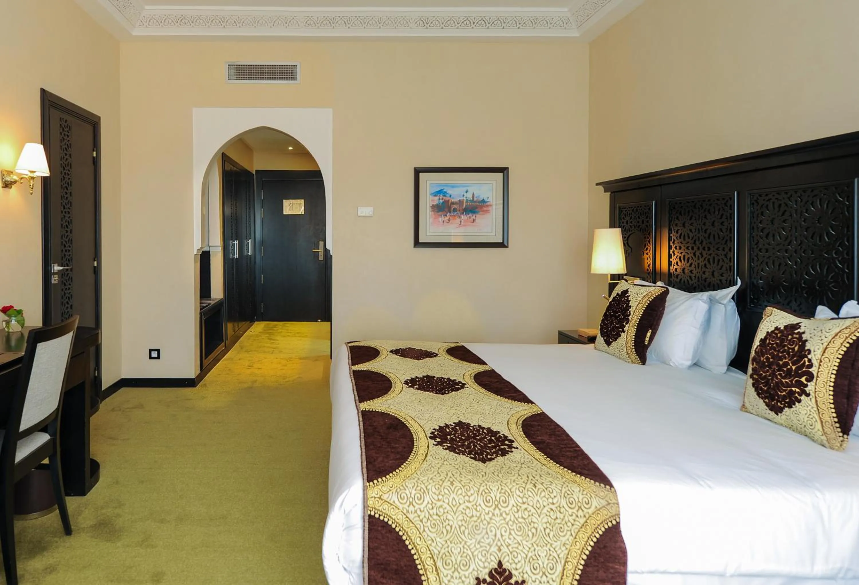 Photo of the whole room, Bed in Ennakhil Marrakech Hotel & SPA
