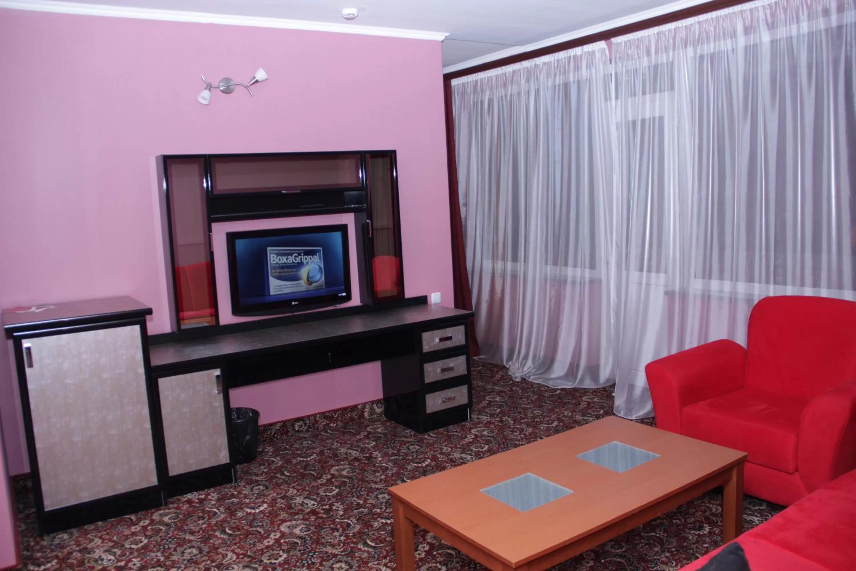 Seating area, TV/Entertainment Center in Erebuni Hotel Yerevan