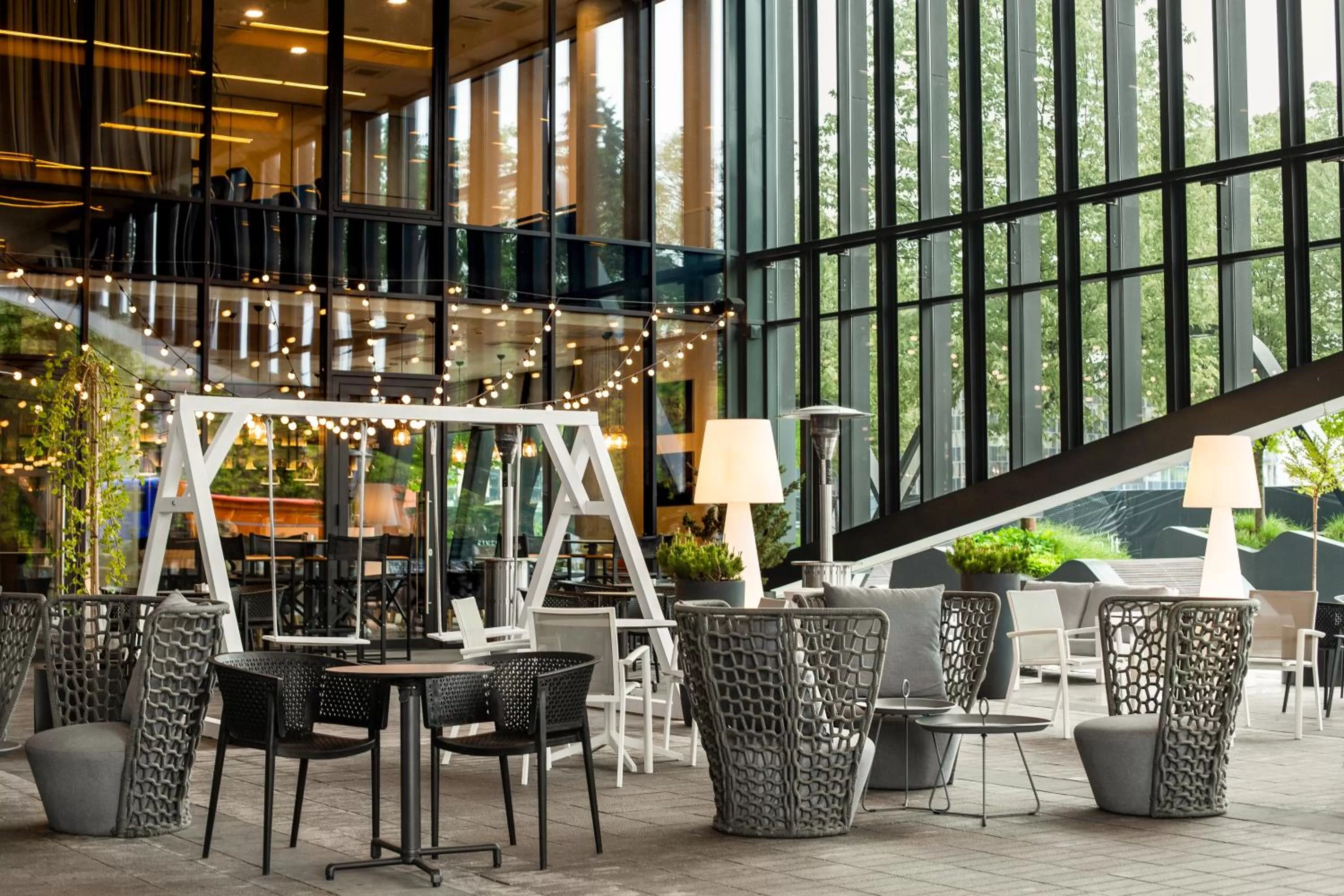 Balcony/Terrace in Courtyard by Marriott Vilnius City Center