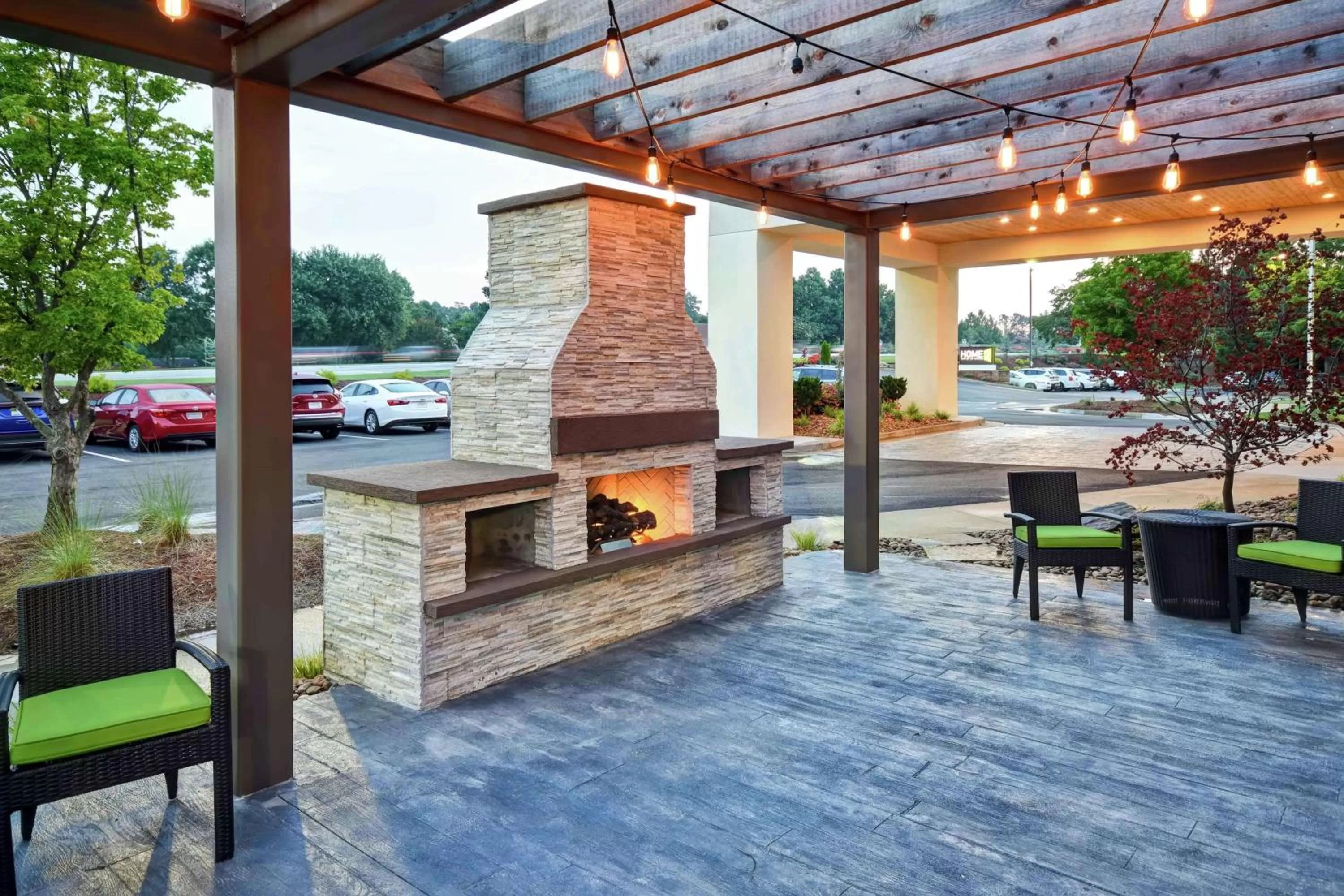 Patio in Home2 Suites by Hilton Atlanta Norcross