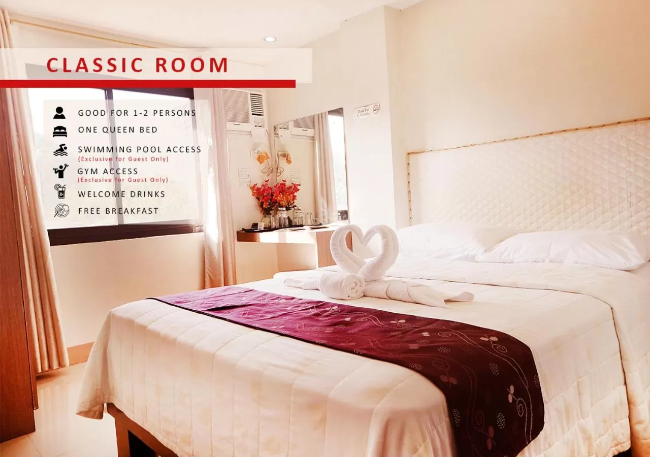 Bedroom in Aerostop Hotel and Restaurant