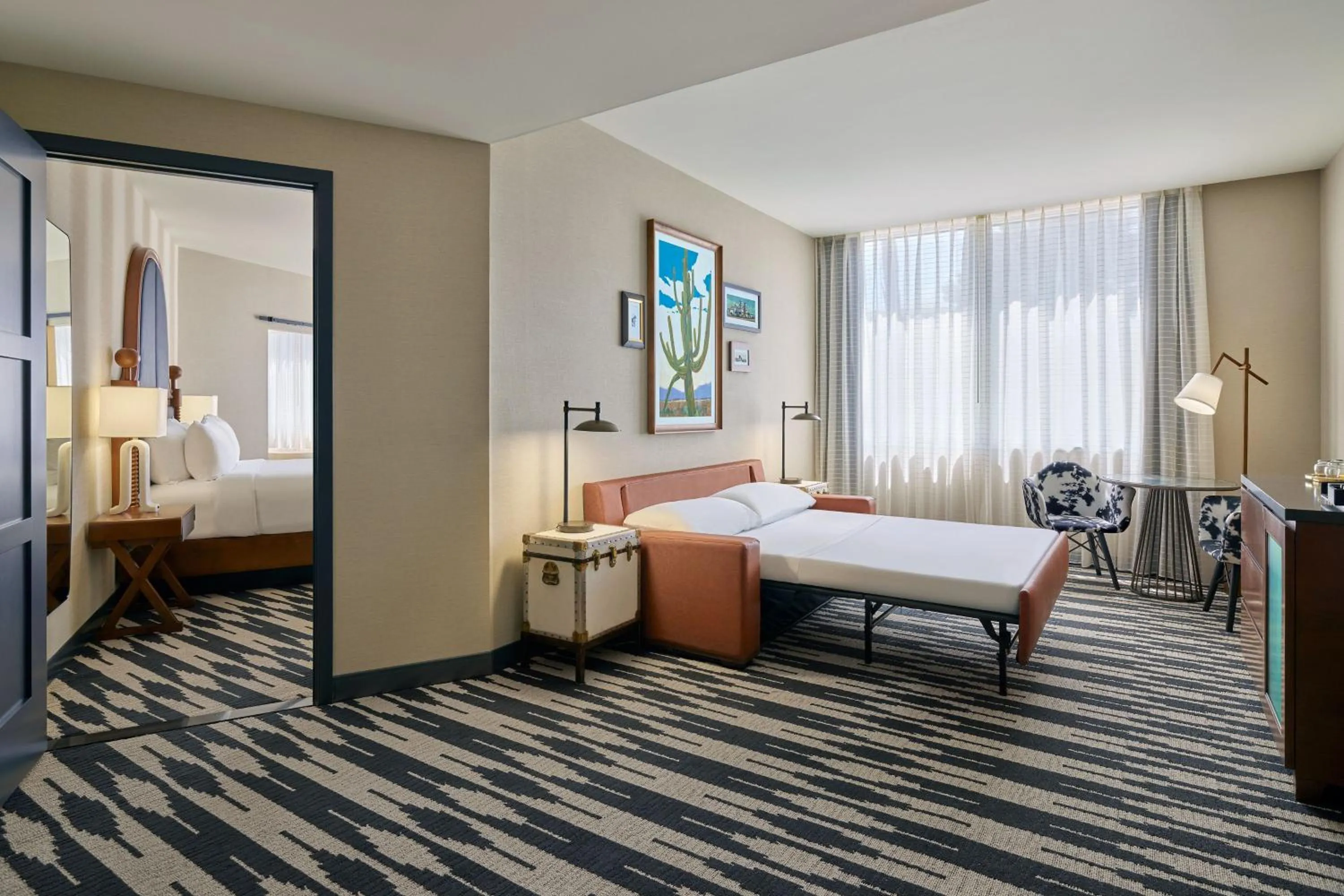 Bedroom, Bed in The Leo Kent Hotel, Tucson, a Tribute Portfolio Hotel