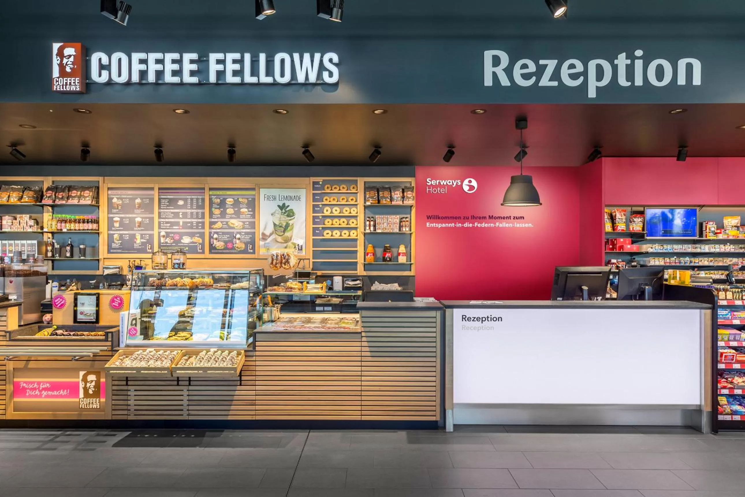 Lobby or reception in Serways Hotel Steigerwald