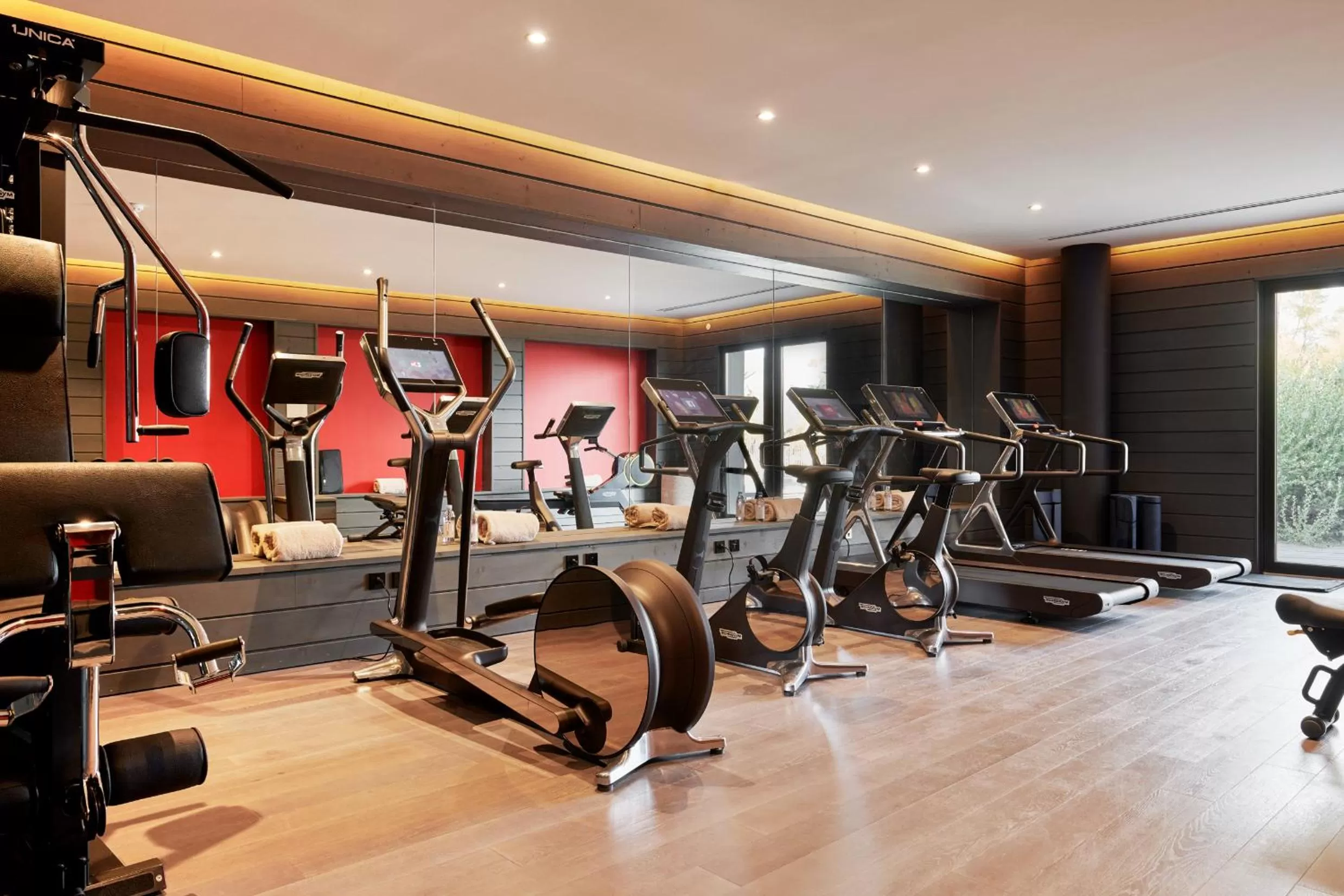 Fitness centre/facilities in Hôtel Plage Palace & Spa