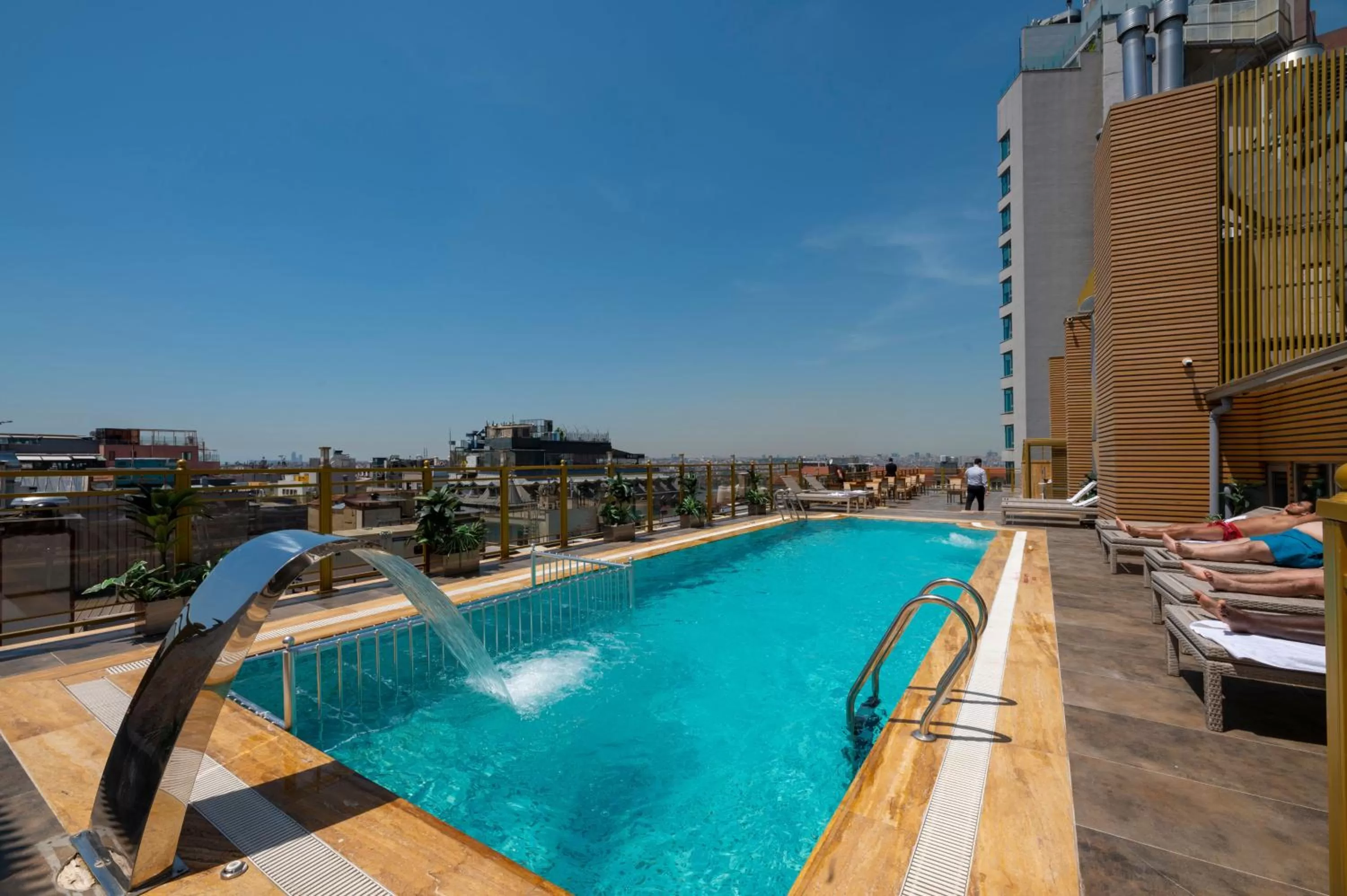 Swimming pool in Ramada By Wyndham Istanbul Pera Taksim