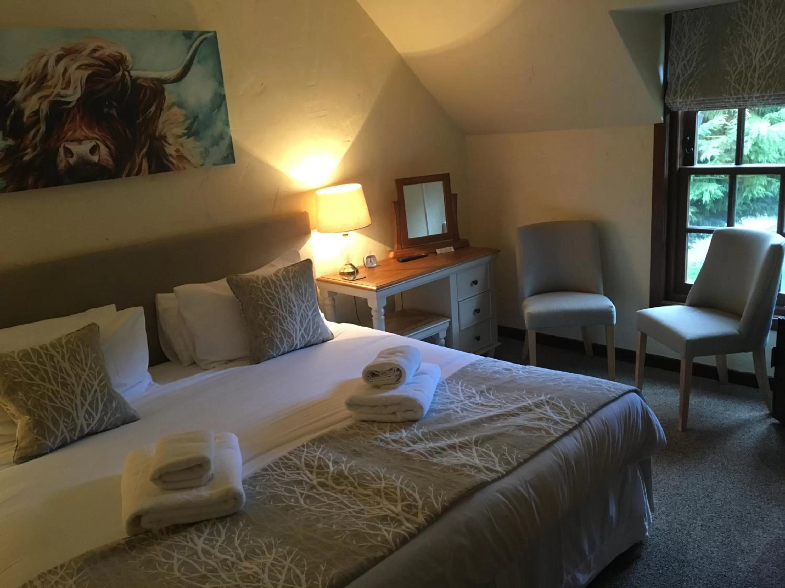 Bed in The Old Station Guest House