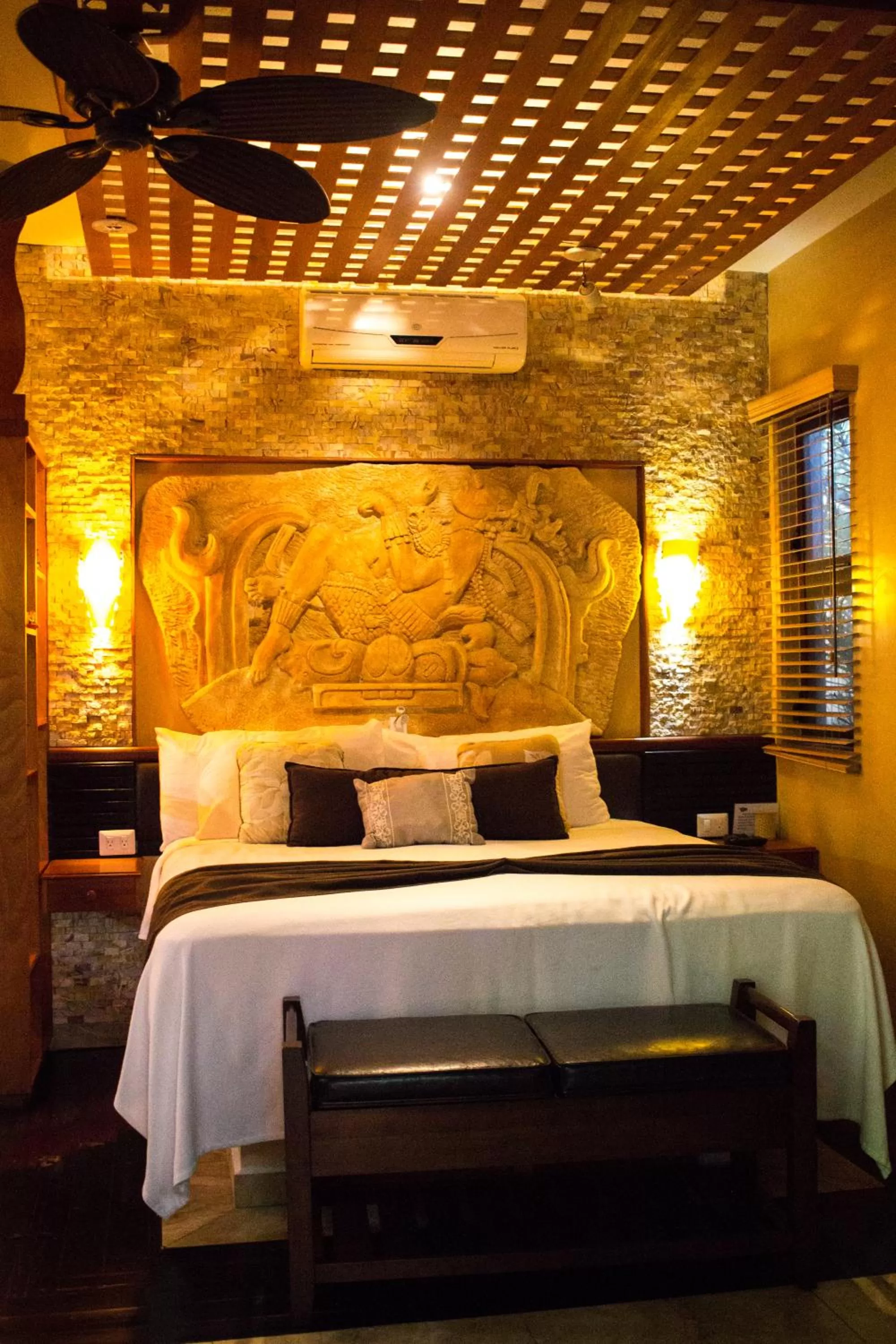 Bed in Cocos Cabañas Playa del Carmen Adults Only