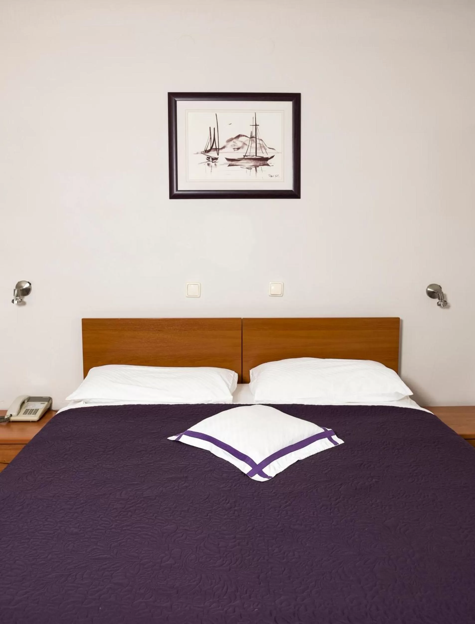 Bed in Hotel Fala Zagreb