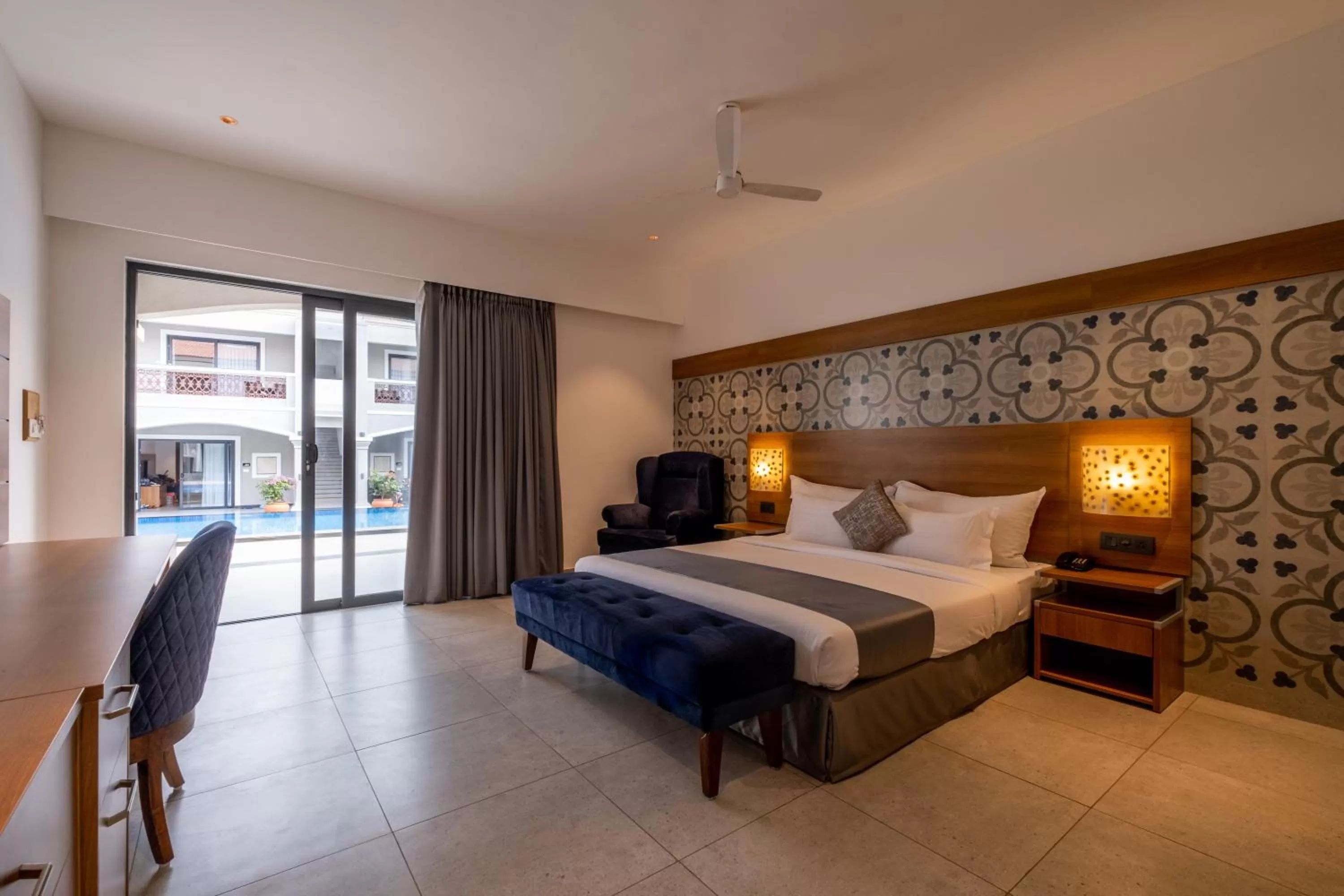 Bed in Chalston Beach Resort