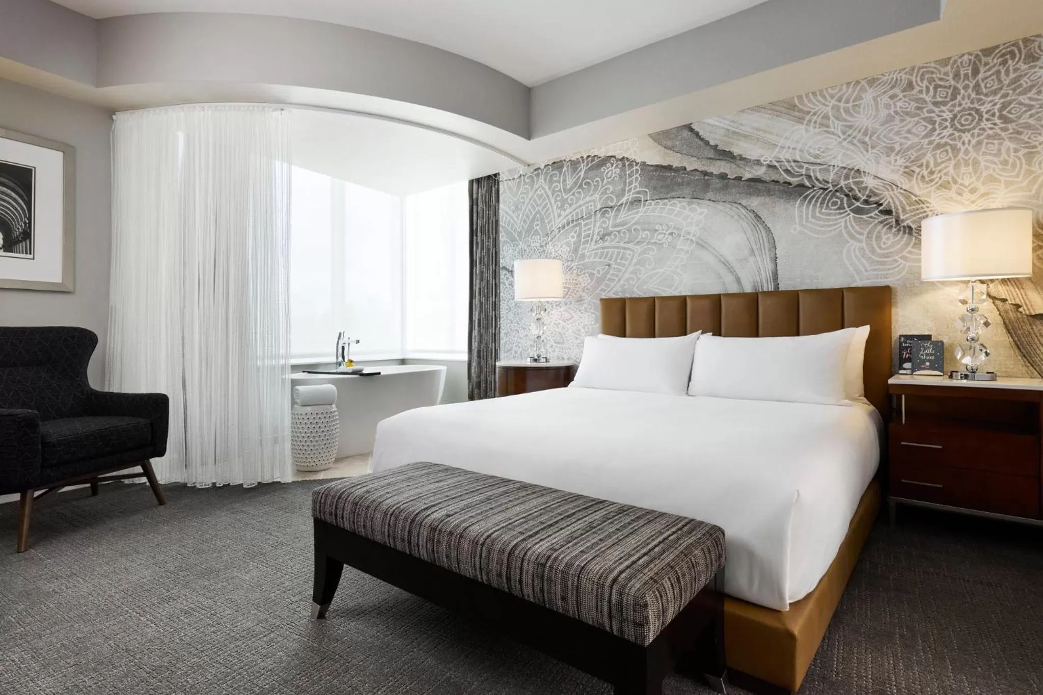 The Grand Den Mobility-Accessible Suite With Roll-in Shower in Archer Hotel Falls Church