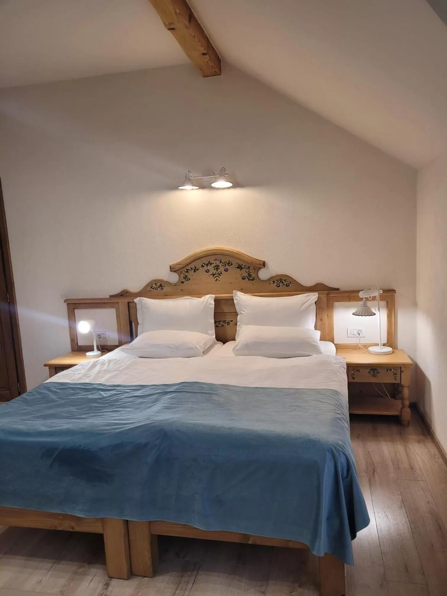 Bed in Hotel Bielmann