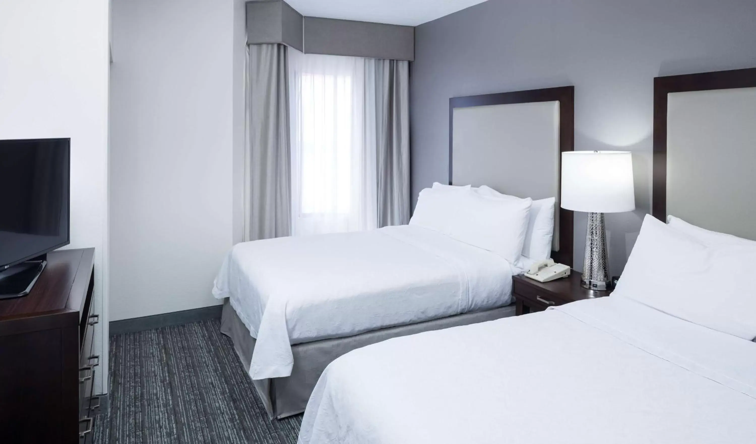 Double Room Two Double Beds with Roll in Shower - Disability Access in Homewood Suites by Hilton Chattanooga - Hamilton Place Double Room Two Double Beds with Roll in Shower - Disability Access in Homewood Suites by Hilton Chattanooga - Hamilton Place
