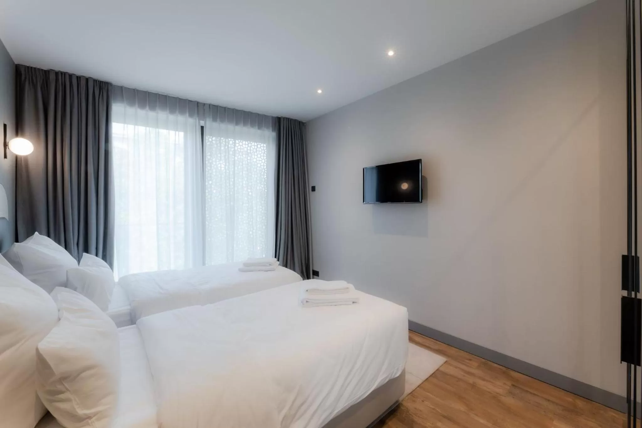 Bedroom, Bed in Fourty Three Luxury Serviced Apartments