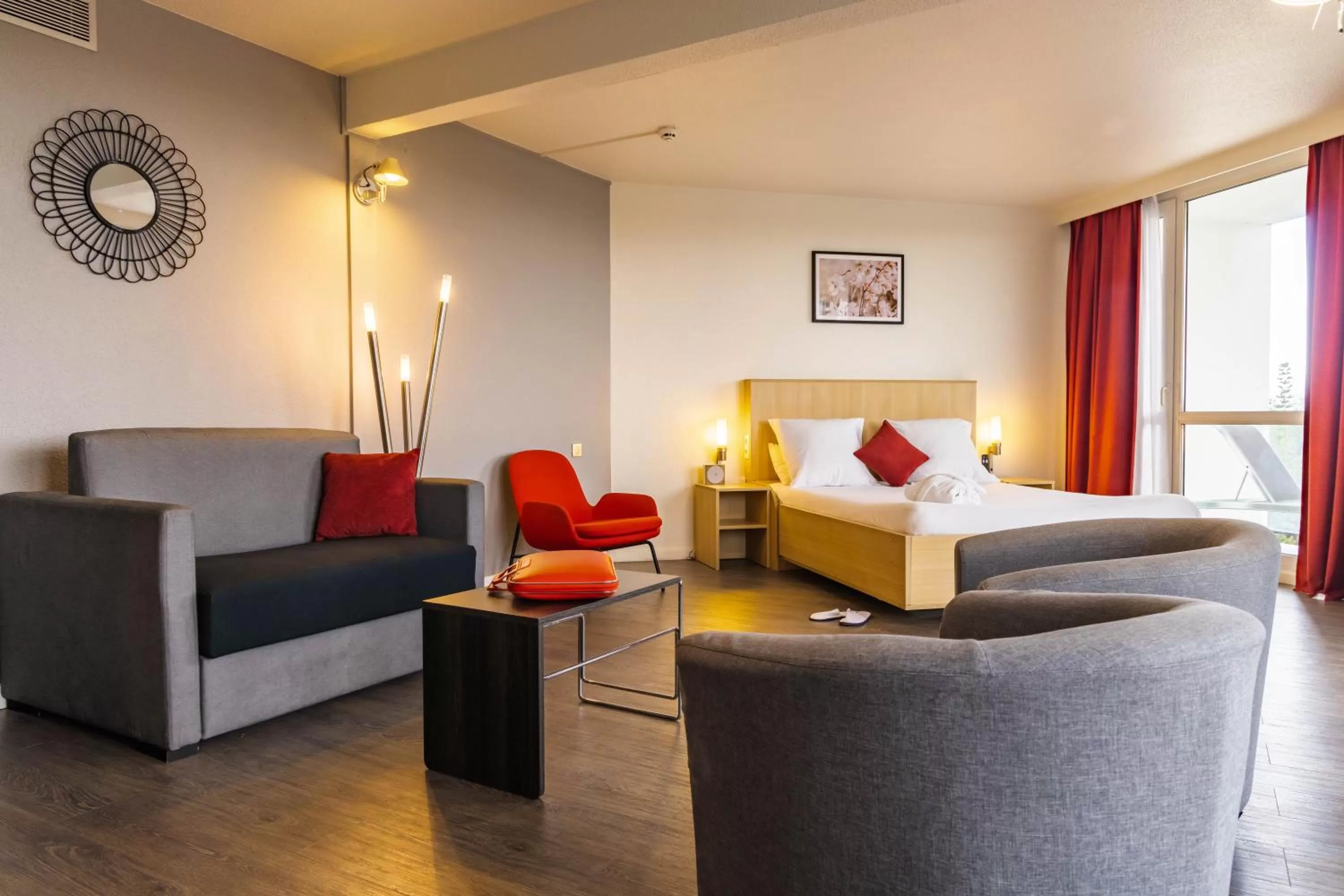 Bedroom in Novotel Senart Golf De Greenparc