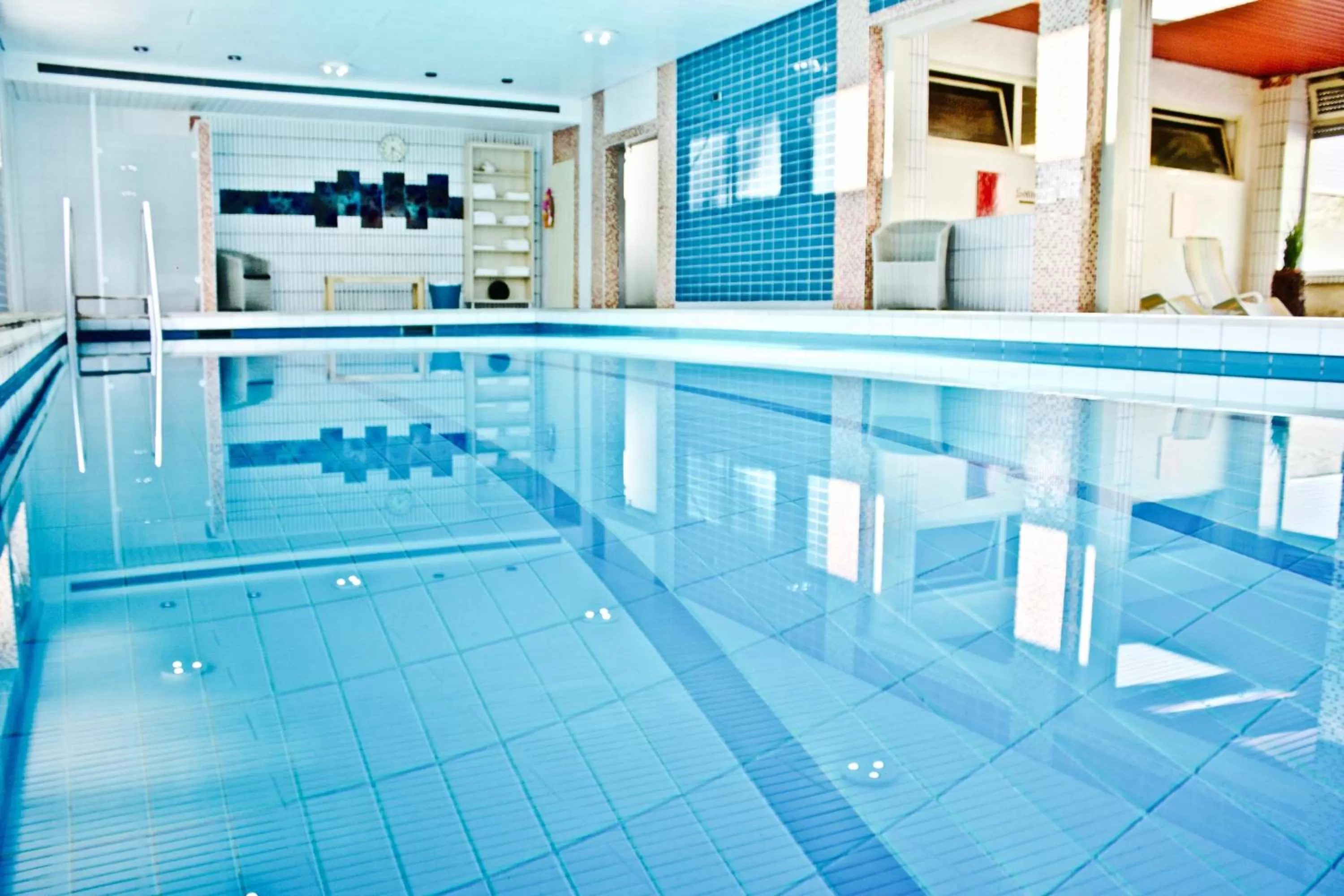 Sauna, Swimming Pool in Hotel Ostermann