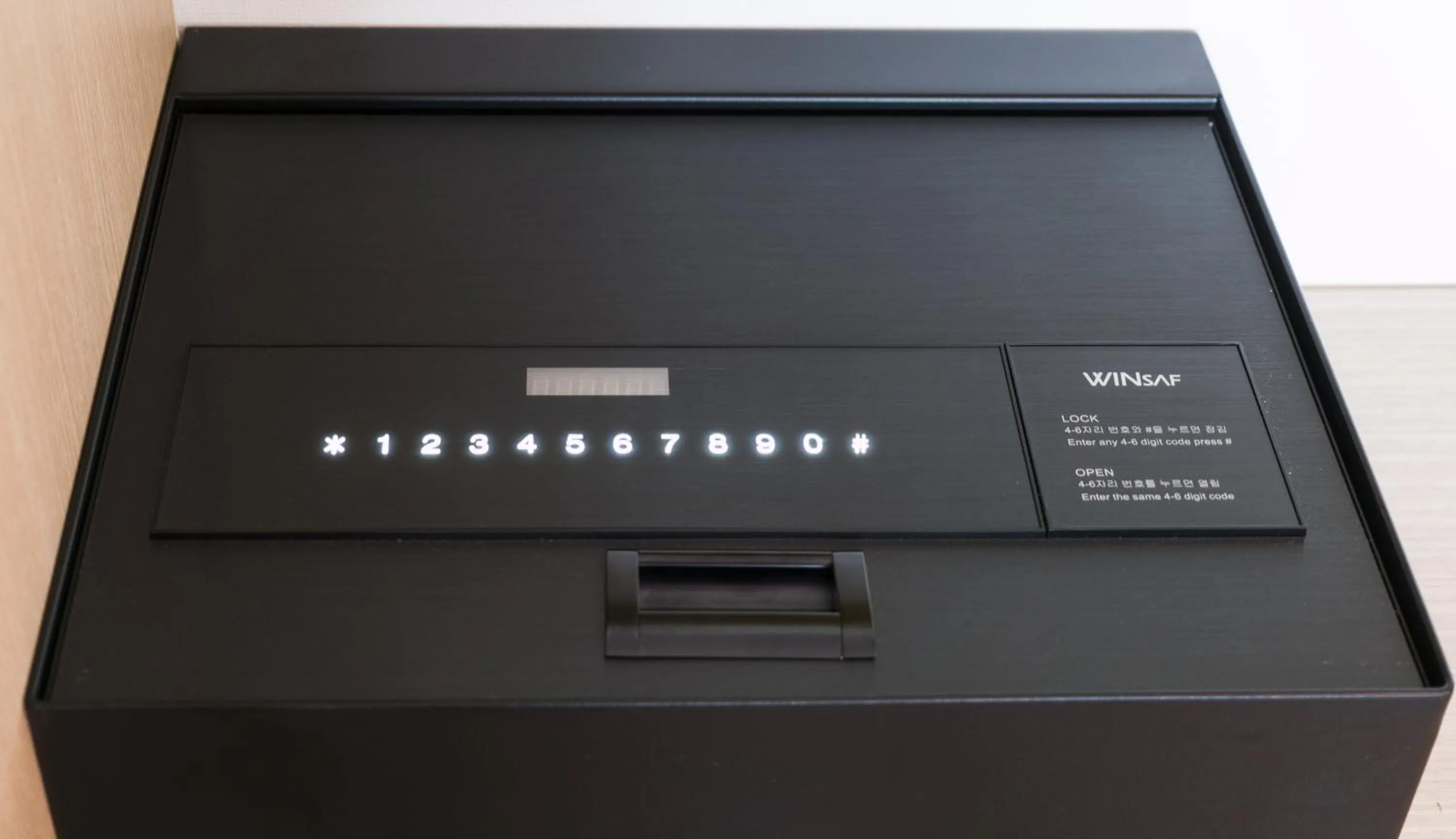 safe in The First70 Hotel