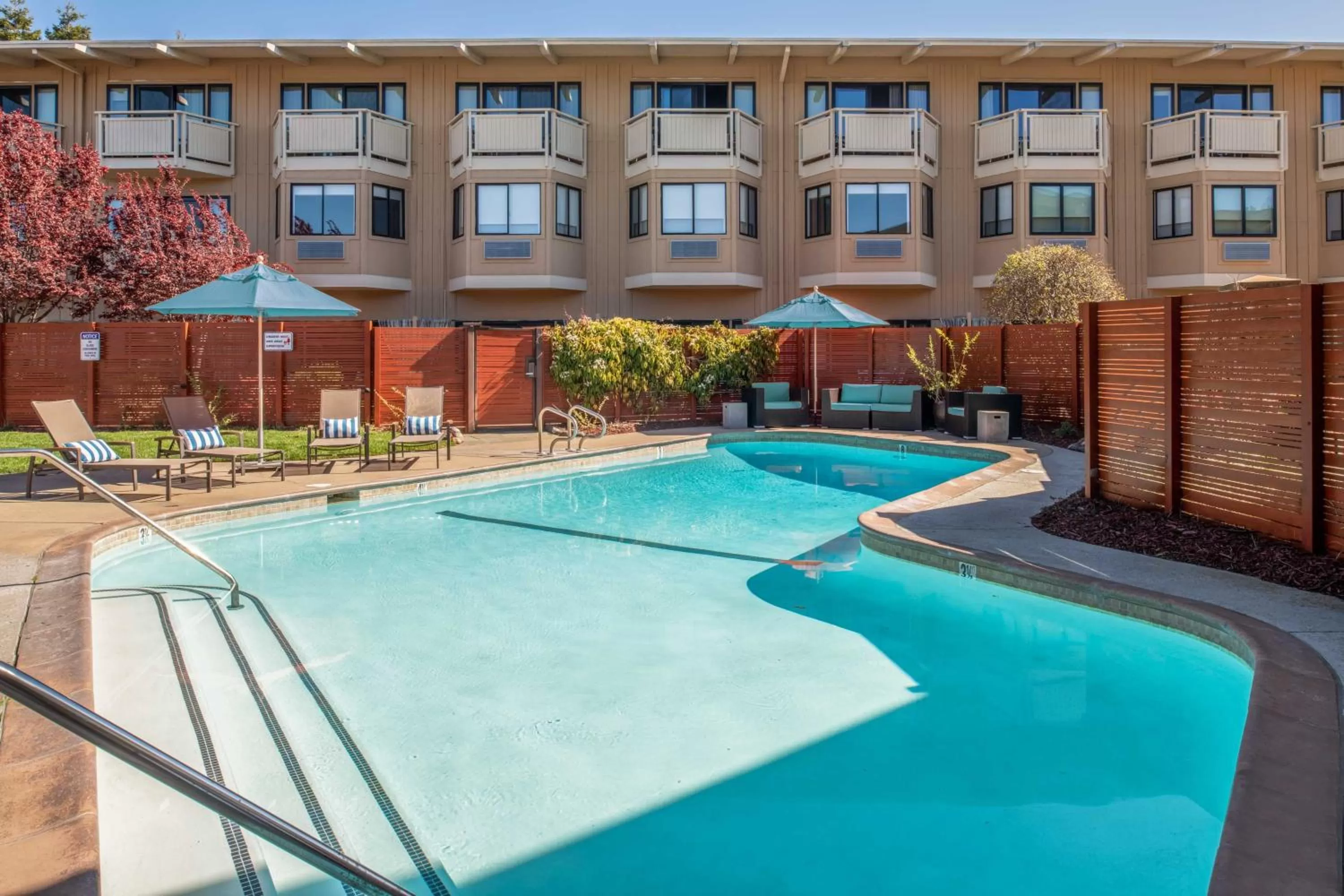 Swimming pool in The Lodge at Tiburon