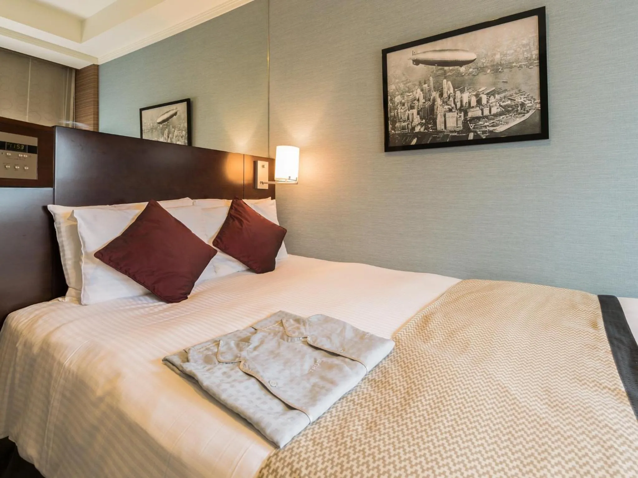 Bed in Hotel Trusty Tokyo Bayside