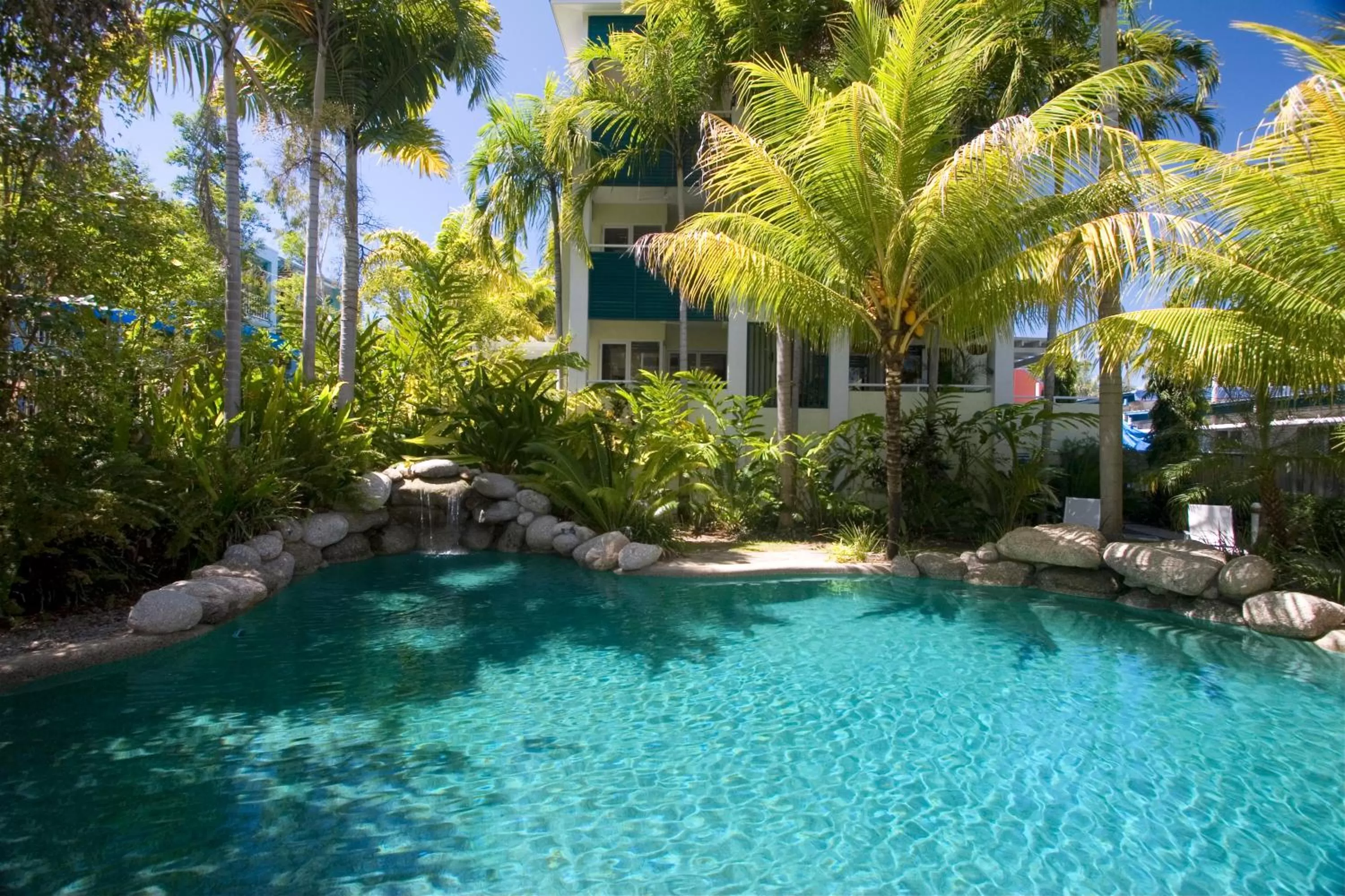 Swimming pool in Verandahs Boutique Apartments