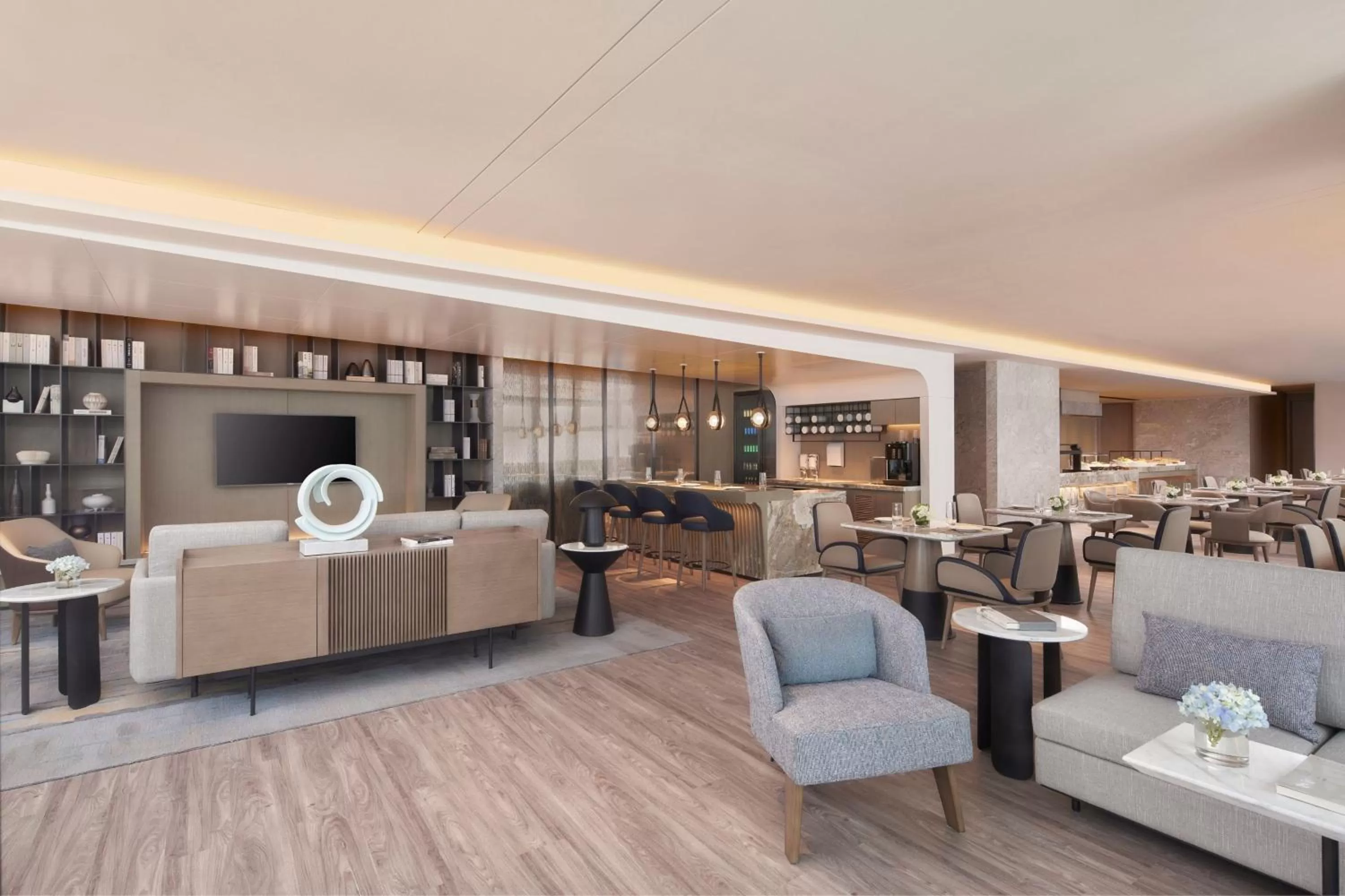 Lounge or bar in Jinhua Marriott Hotel