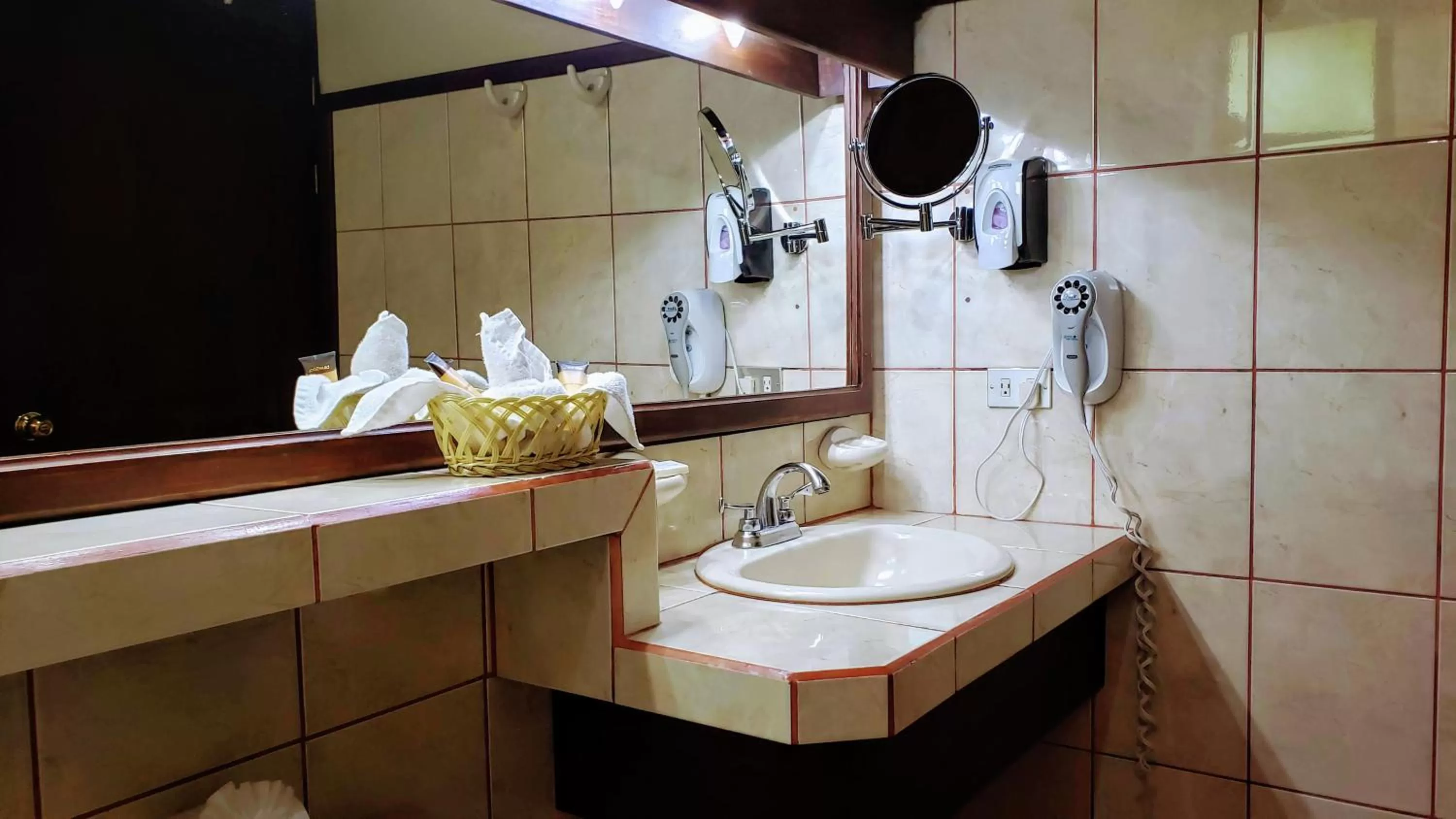 Bathroom in Volcano Lodge, Hotel & Thermal Experience