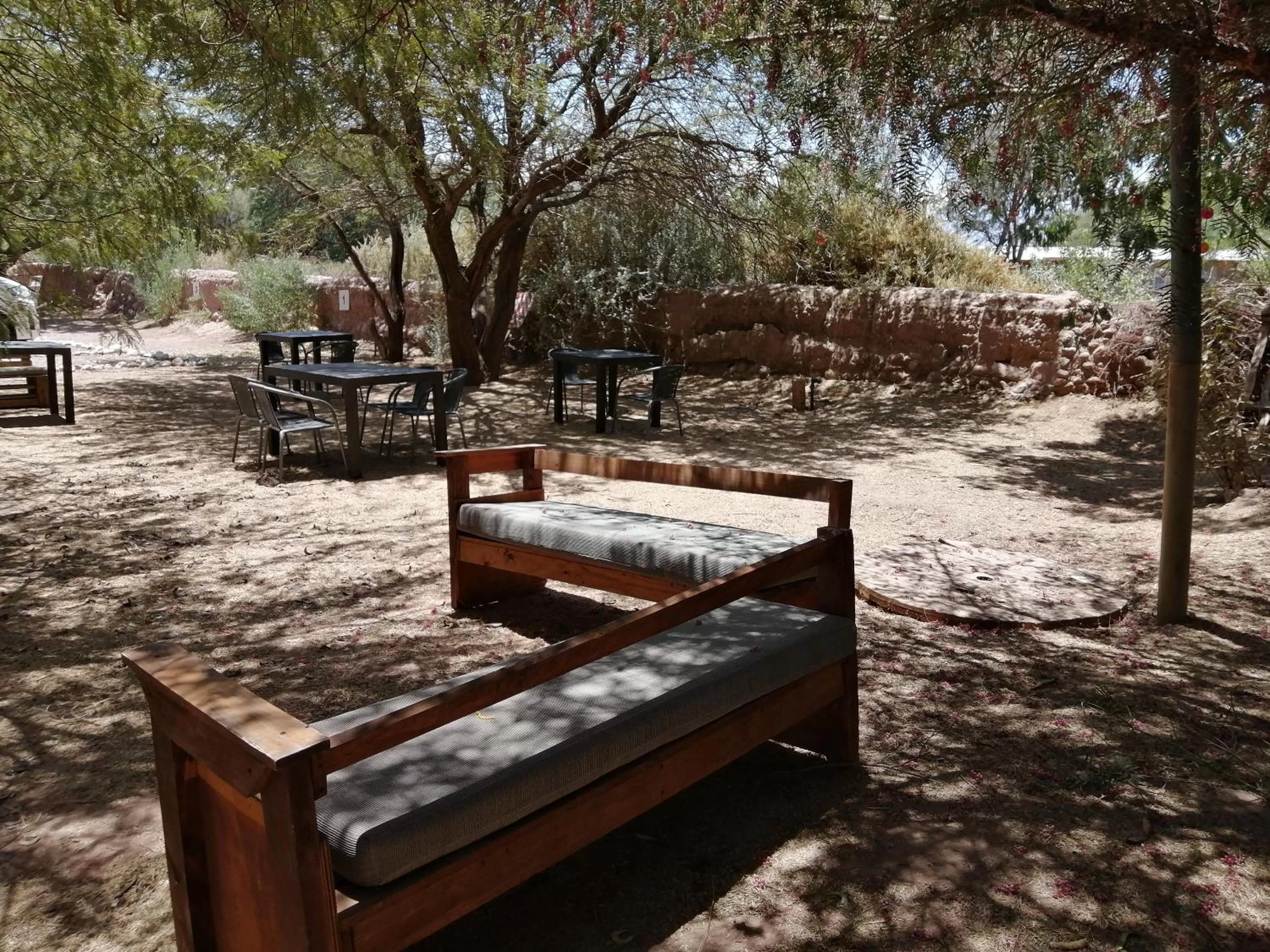 Patio in CaminAndes Hostal