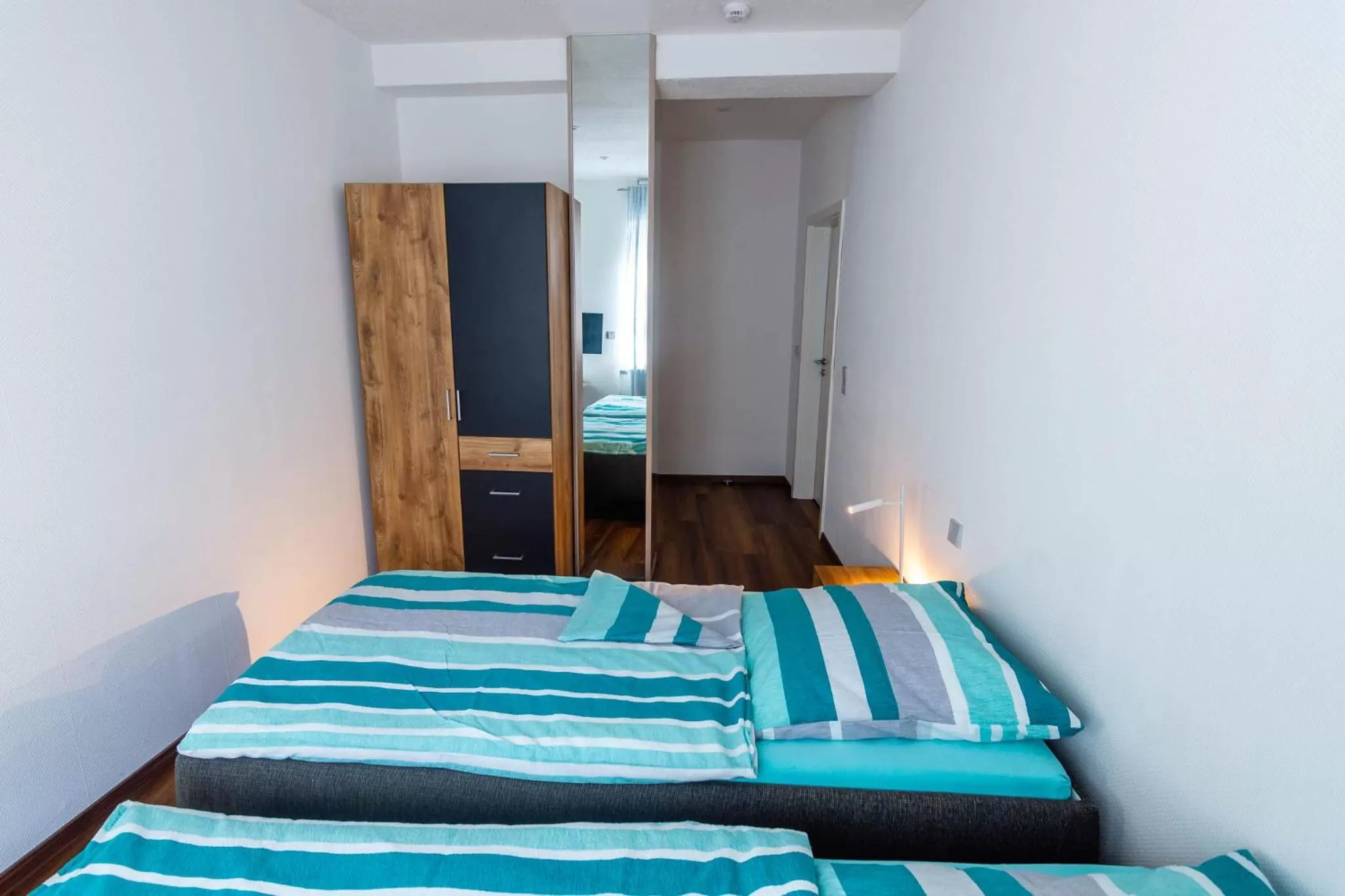 Bedroom, Bed in Gästehaus Jagsttal