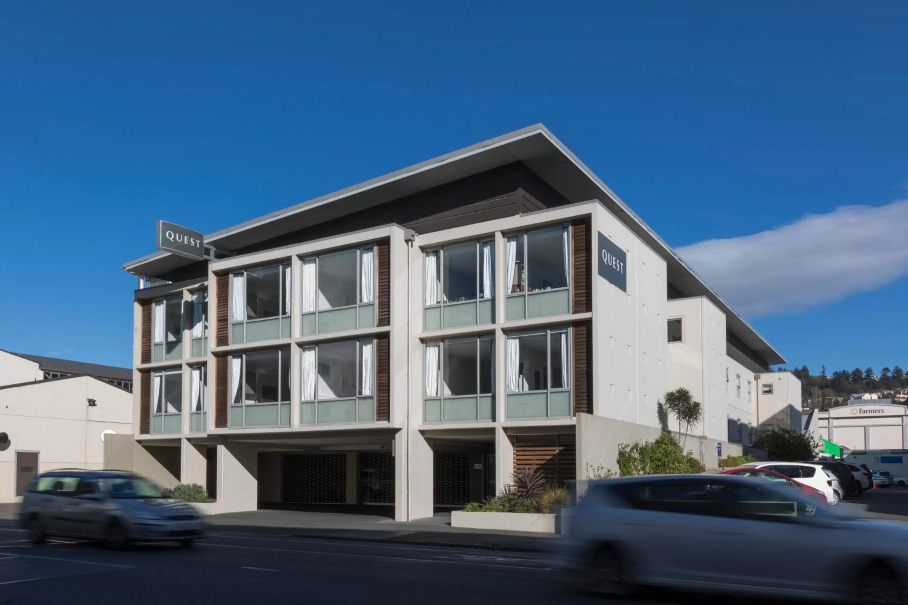 Facade/entrance in Quest Dunedin Serviced Apartments