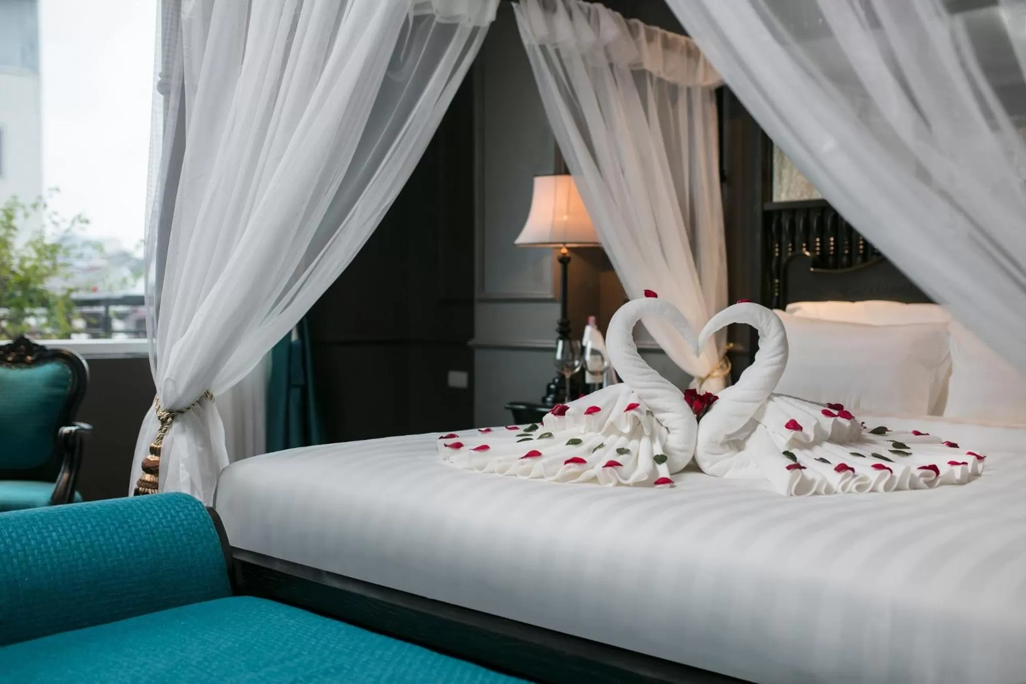 Bed in Grande Collection Hotel & Spa