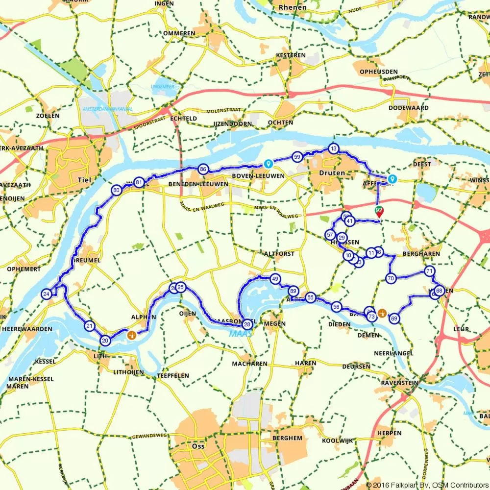 Bird's-eye View in Hotel Brasserie Oud Maren